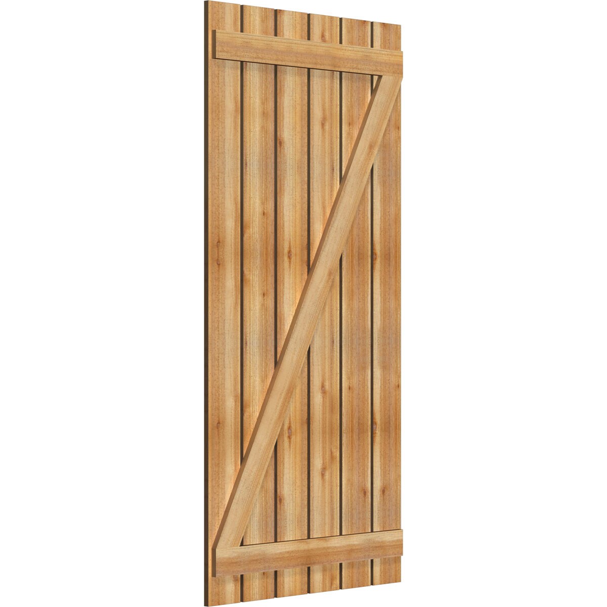 Ekena Millwork RBS06Z35X072RWR Exterior-Shutters - View #2