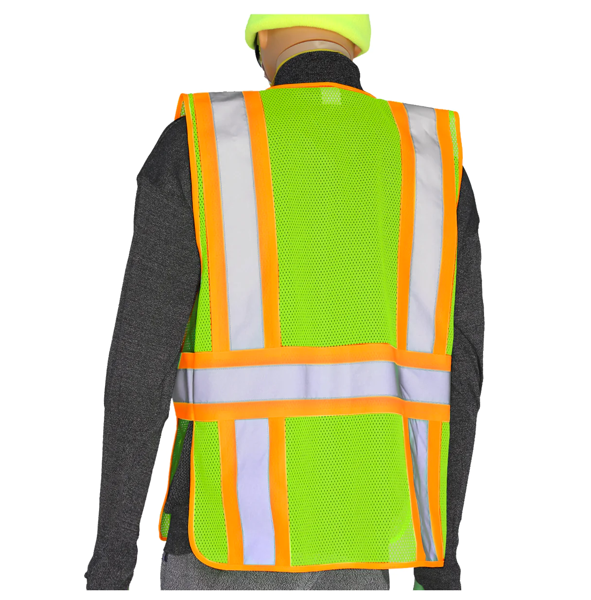 Glow Shield Adult Unisex Green Polyester High Visibility Safety Vest ...