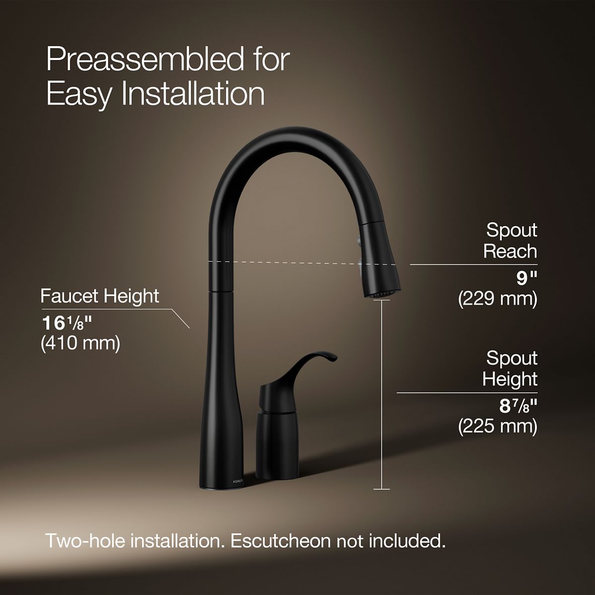 KOHLER 647-BL Kitchen-Faucets - View #3