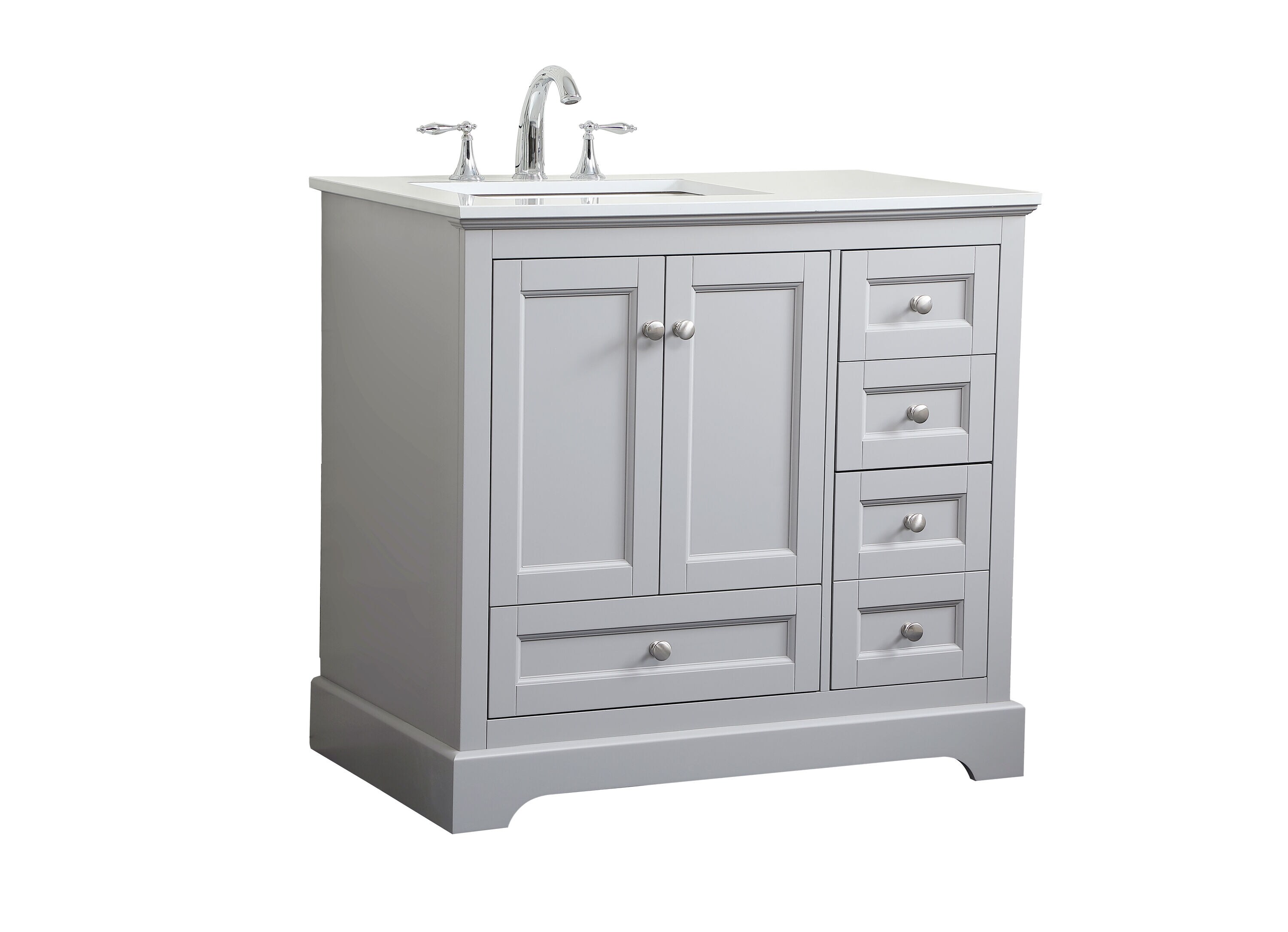 Elegant Decor HF46608GR Bath-Vanity-Combo - View #10