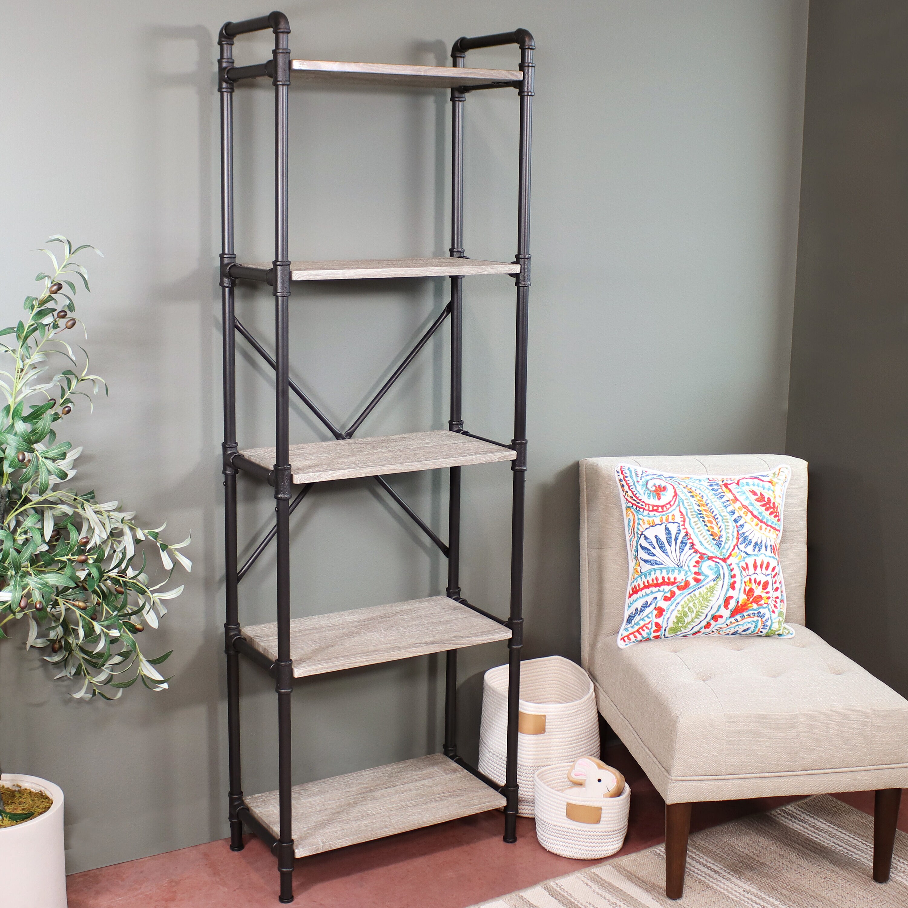 Sunnydaze Decor JAH-454 bookcases - View #6