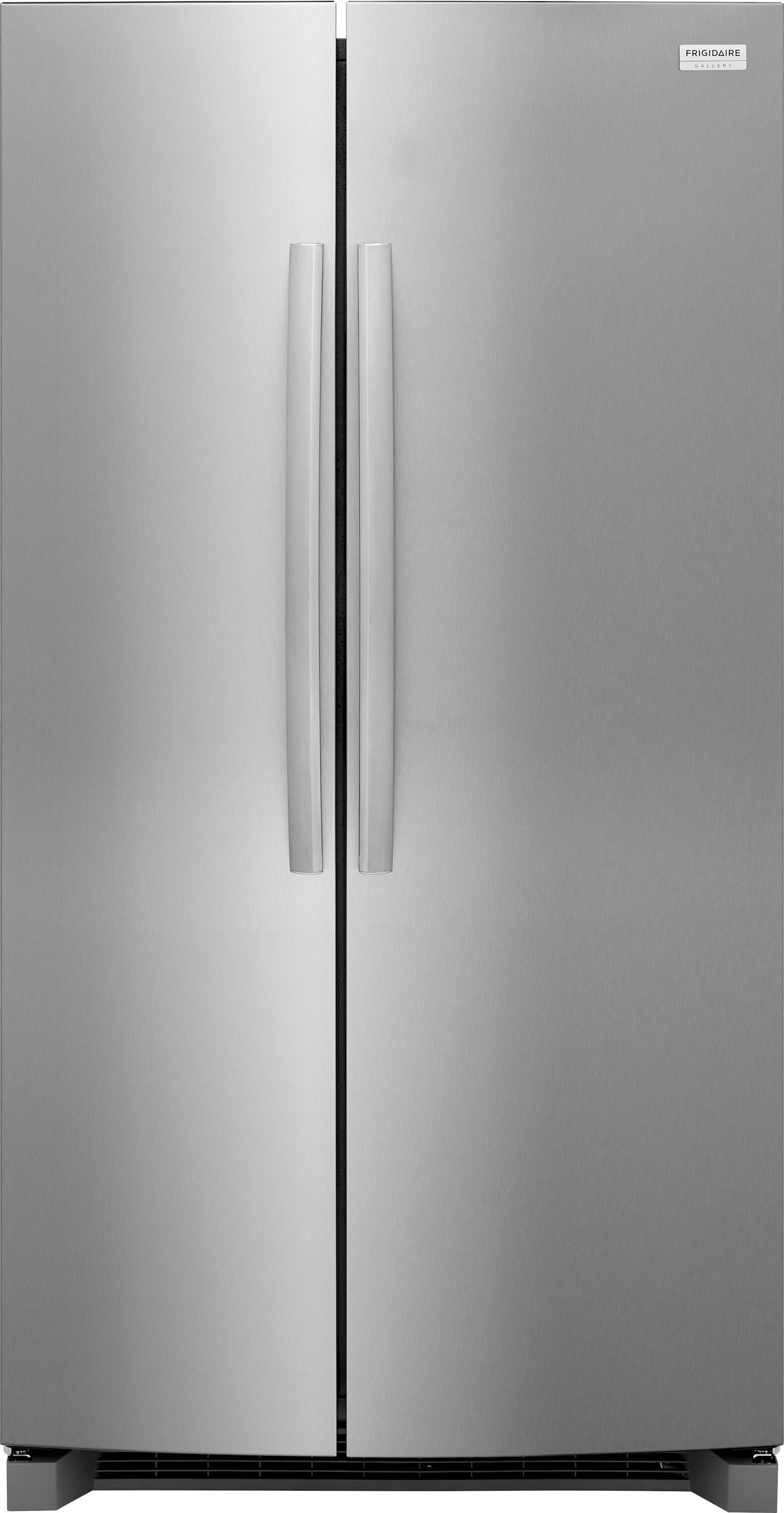 Frigidaire Gallery 26-cu ft Side-by-Side Refrigerator with Ice Maker and Water Dispenser (Smudge-proof Stainless Steel) ENERGY STAR