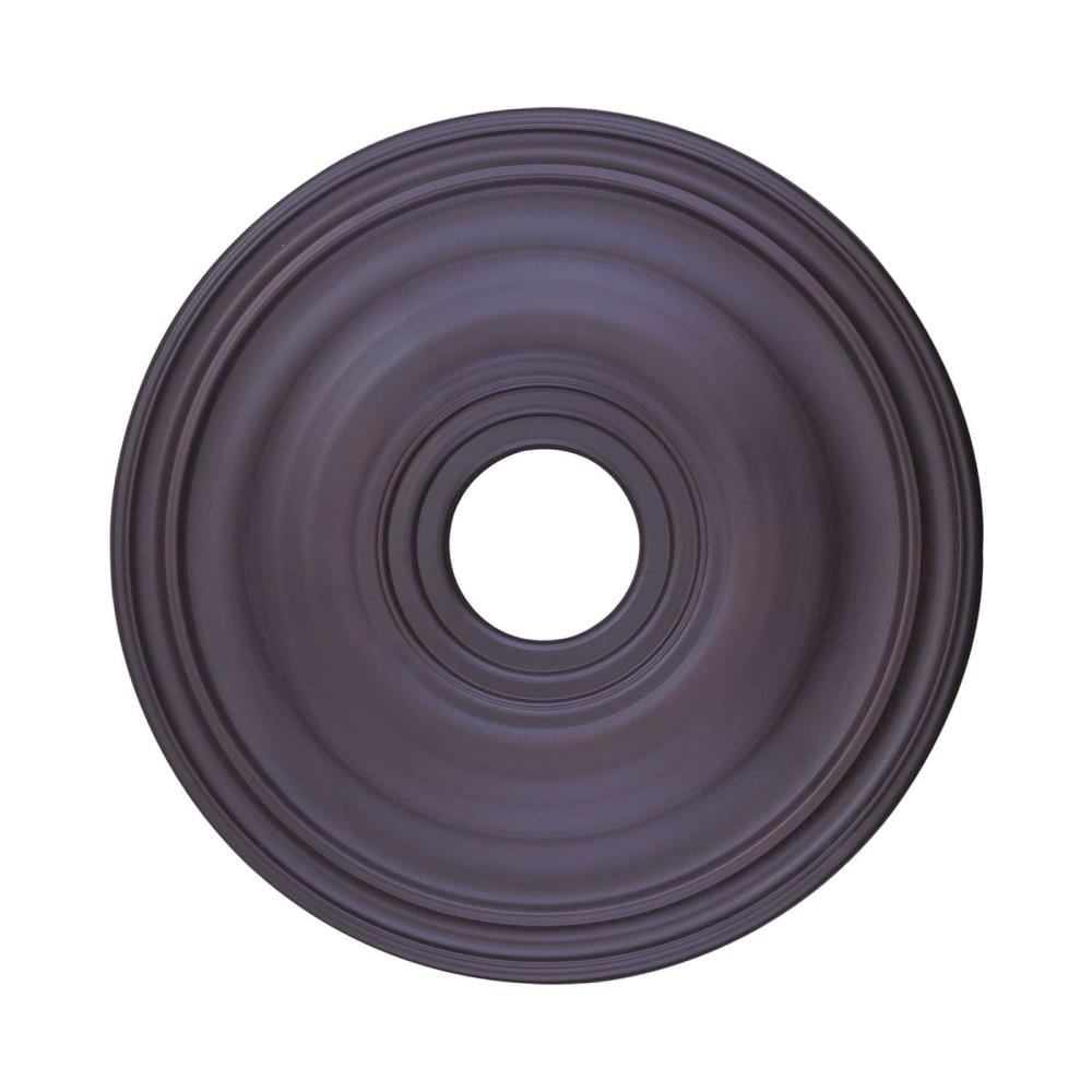 Livex Lighting 8219-07 20-in W x 20-in L Modern Prefinished Bronze Polyurethane Ceiling Medallion