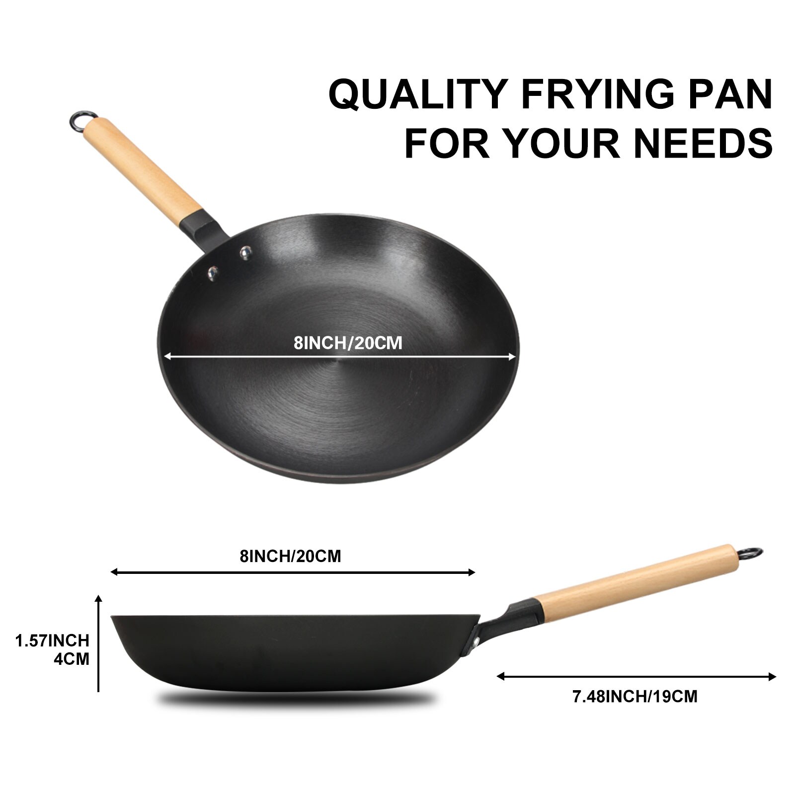 LTMATE LSVOCR-08-BLK Cooking-Pans-Skillets - View #2