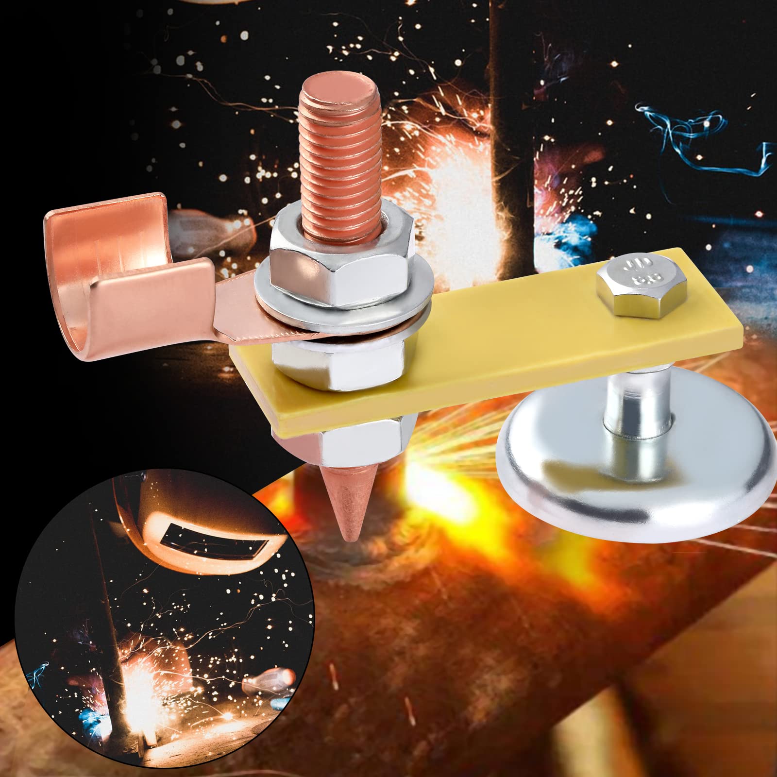 Linder Group Inc Magnetic Welding Ground Clamp Tools with Conductive ...