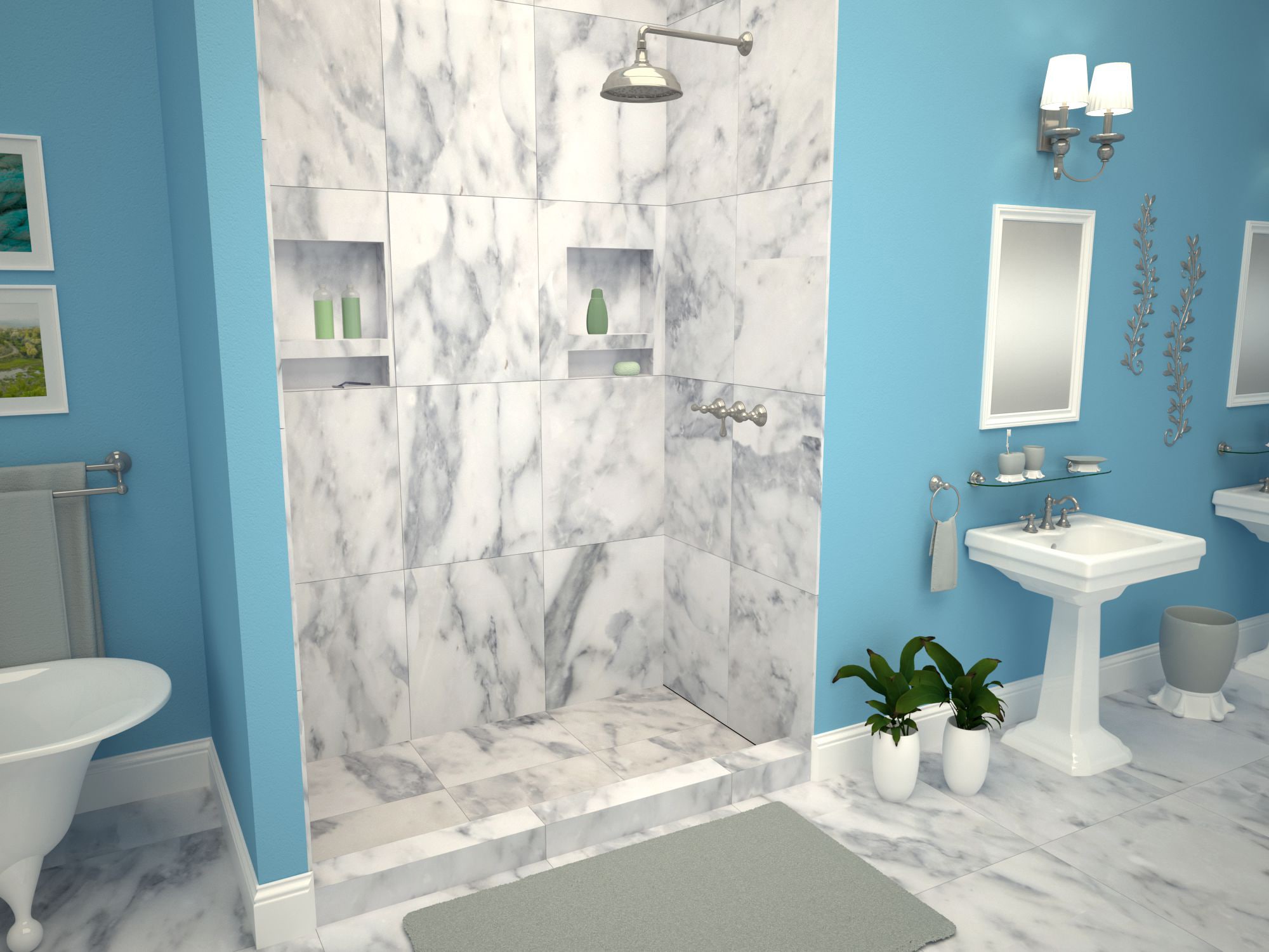 Tile Redi WF3248R-PVC-2.5 Shower-Floors - View #8