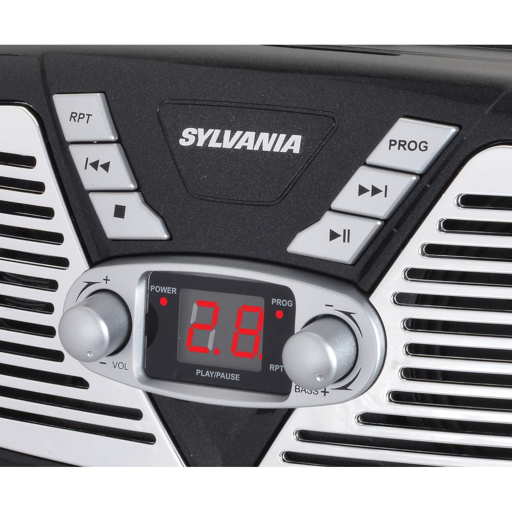 Sylvania - BoomBox Rétro Bluetooth et Lecteur Cassette avec Radio