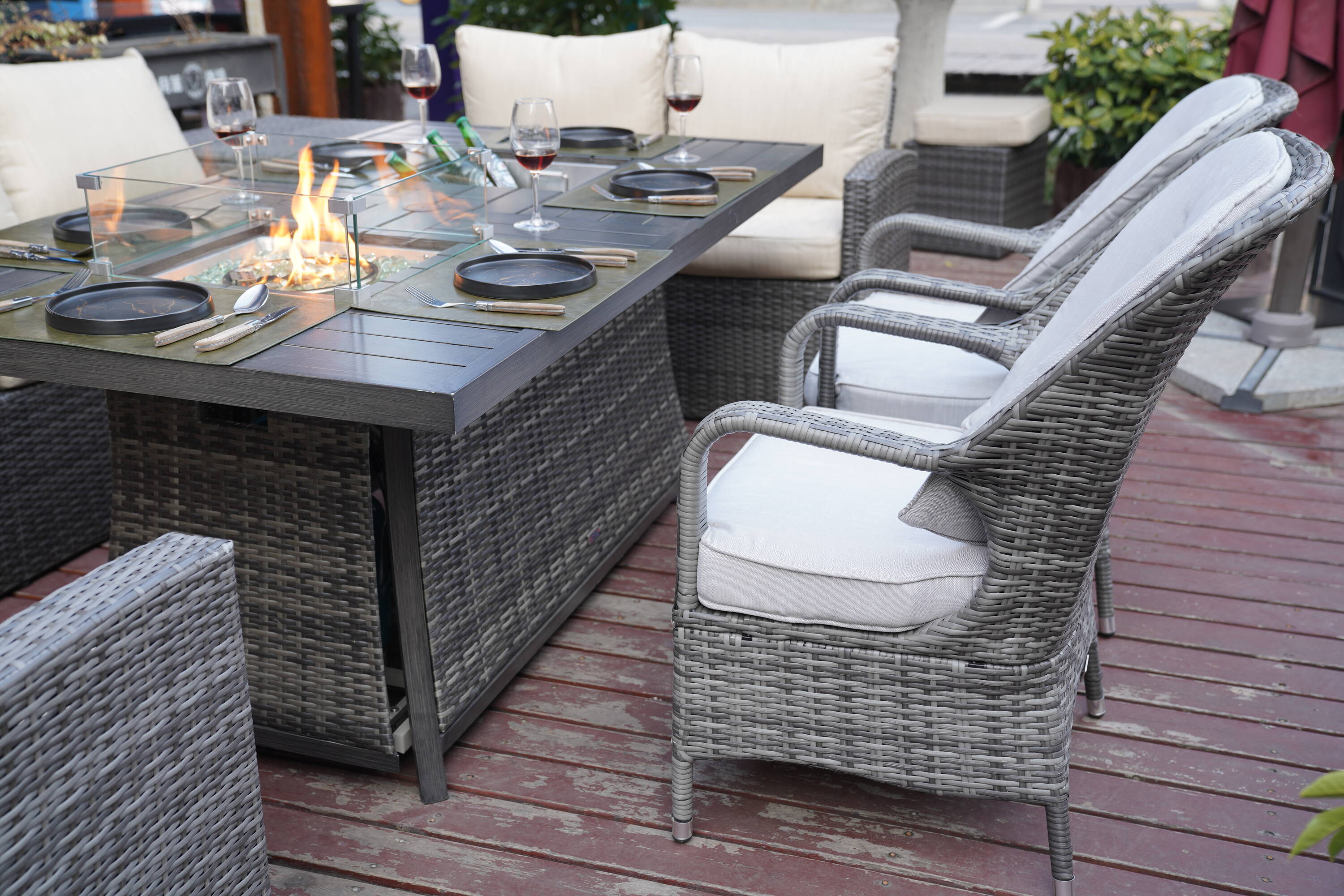 Direct Wicker DWG-1403B06FI009-G Patio-Dining-Sets - View #7