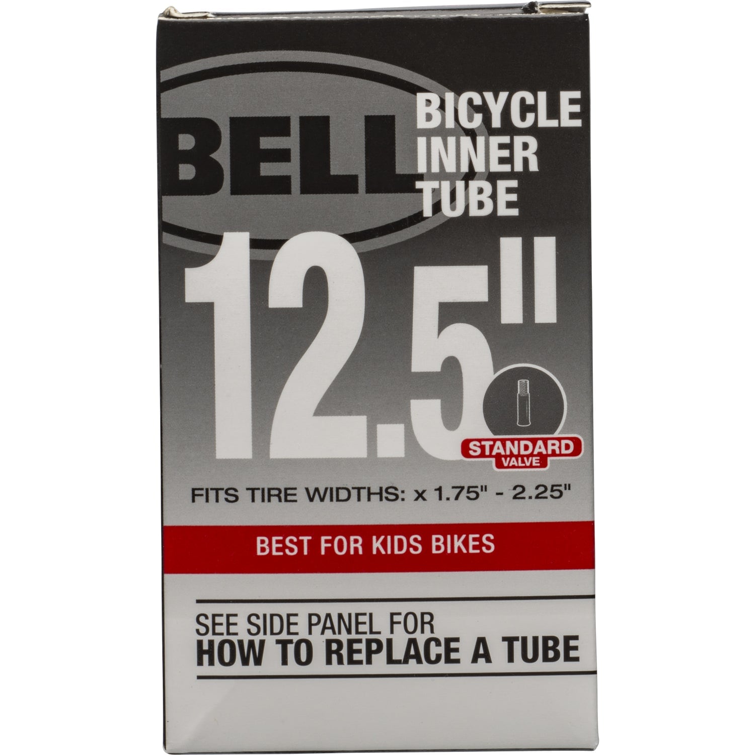 Bell Sports  12.5 in Bicycle Inner Tube Butyl Rubber Schrader Valve 1 Pack