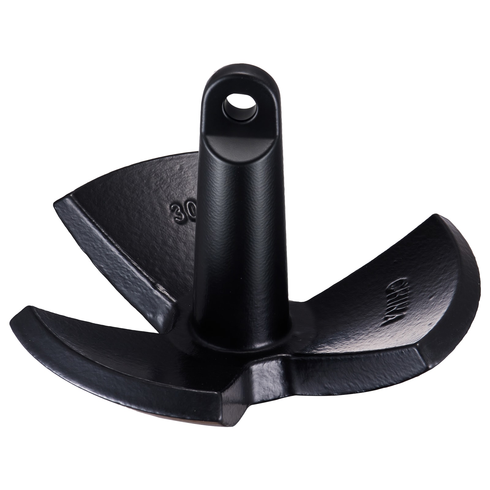 VEVOR SCHMDPZT30B003381V0 River Anchor  30 LBS Boat Anchor Cast Iron Black Vinyl-Coated  Marine Grade Mushroom Anchor for Boats Up To 30 ft  Impressive Holding Power in River and Mud Bottom Lakes