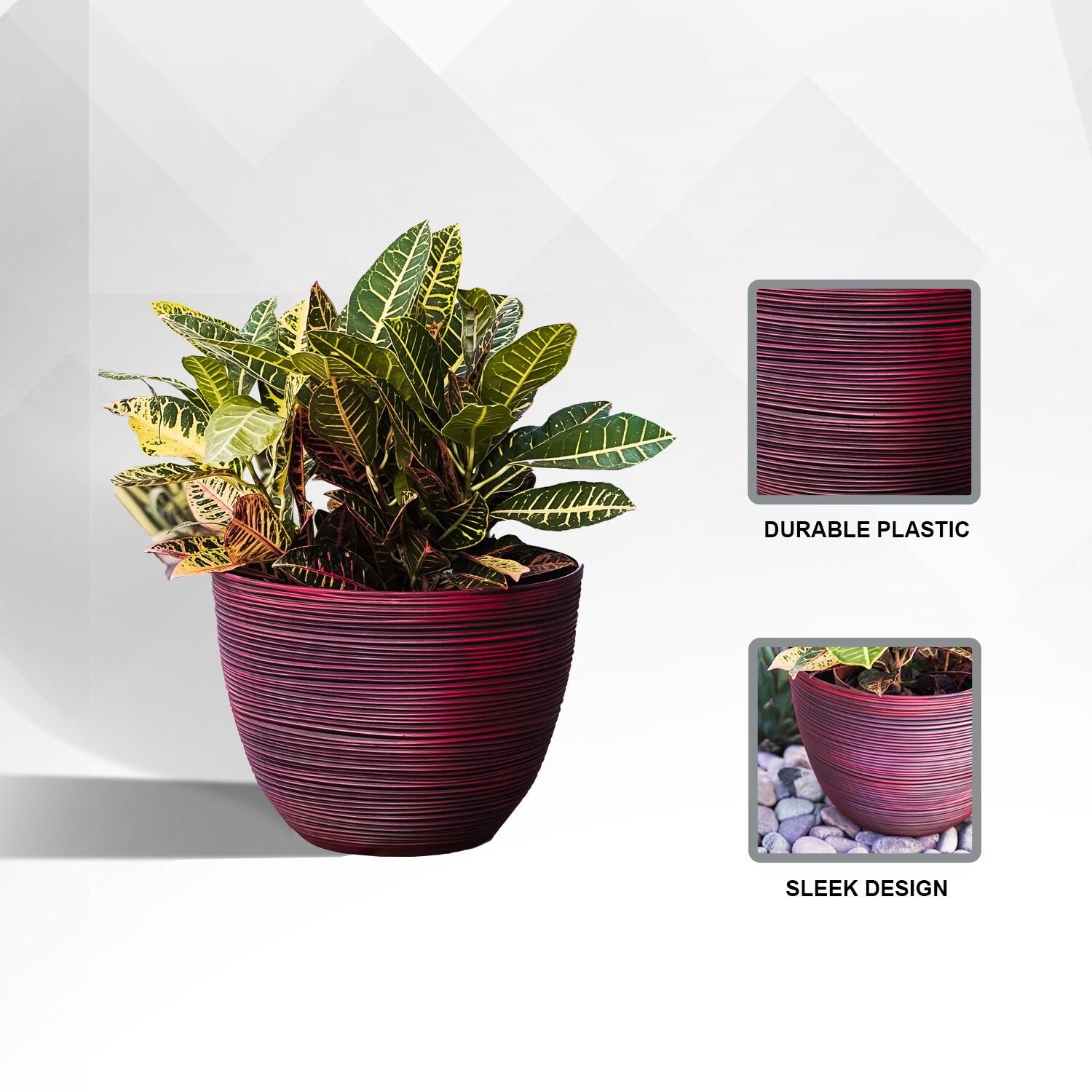 XBrand PL3417RD Planter-Window-Box - View #8