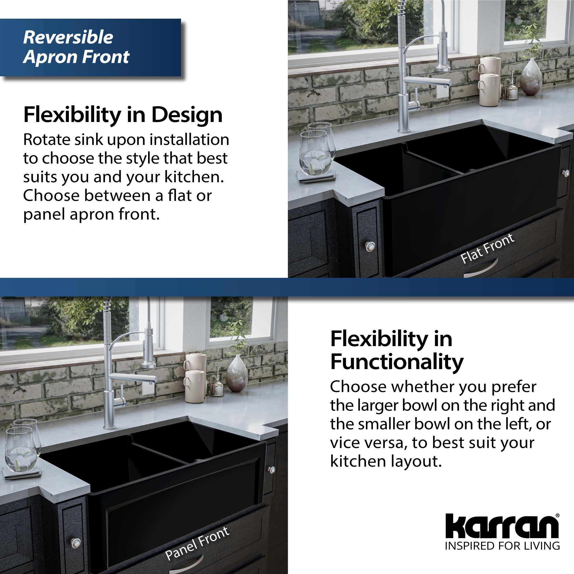 Karran FCP33DBMB Kitchen-Sinks - View #10