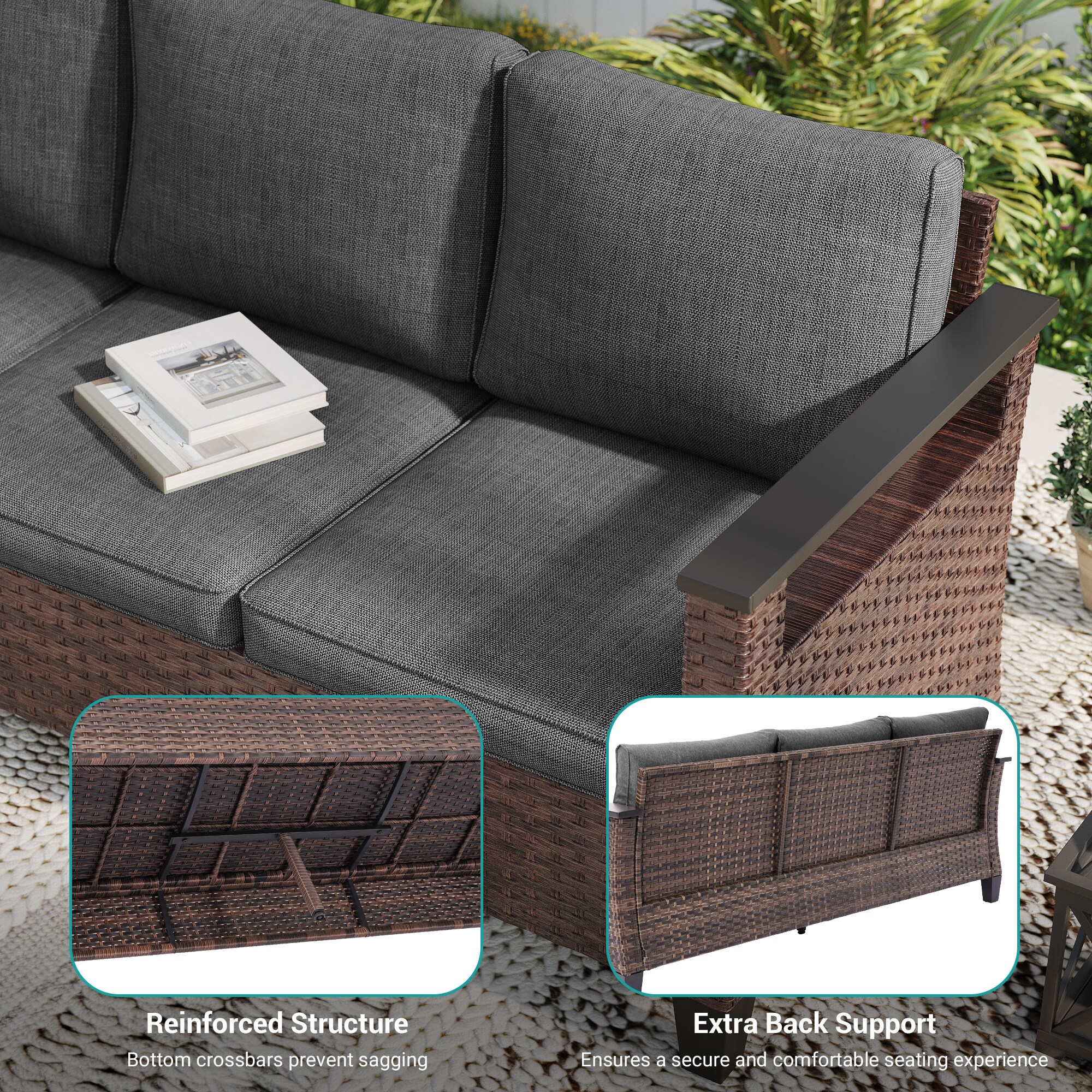 Sonkuki SD-E-HNY-120 Patio-Conversation-Sets - View #4