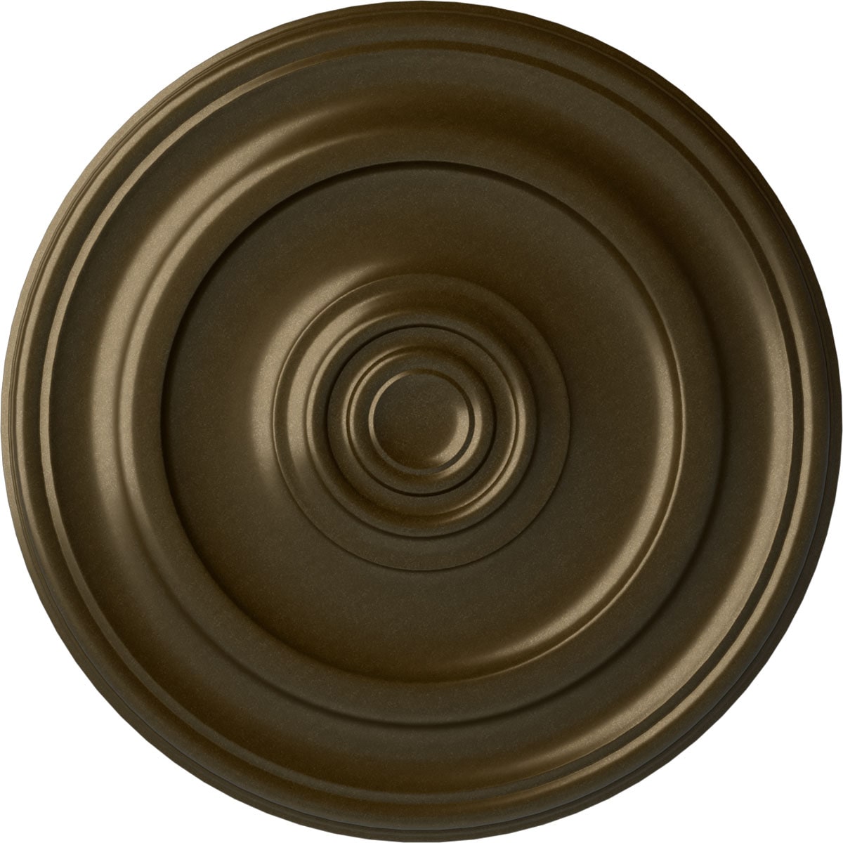Ekena Millwork CM24KPBRS Kepler Traditional 23.625-in W x 23.625-in L Brass Polyurethane Ceiling Medallion