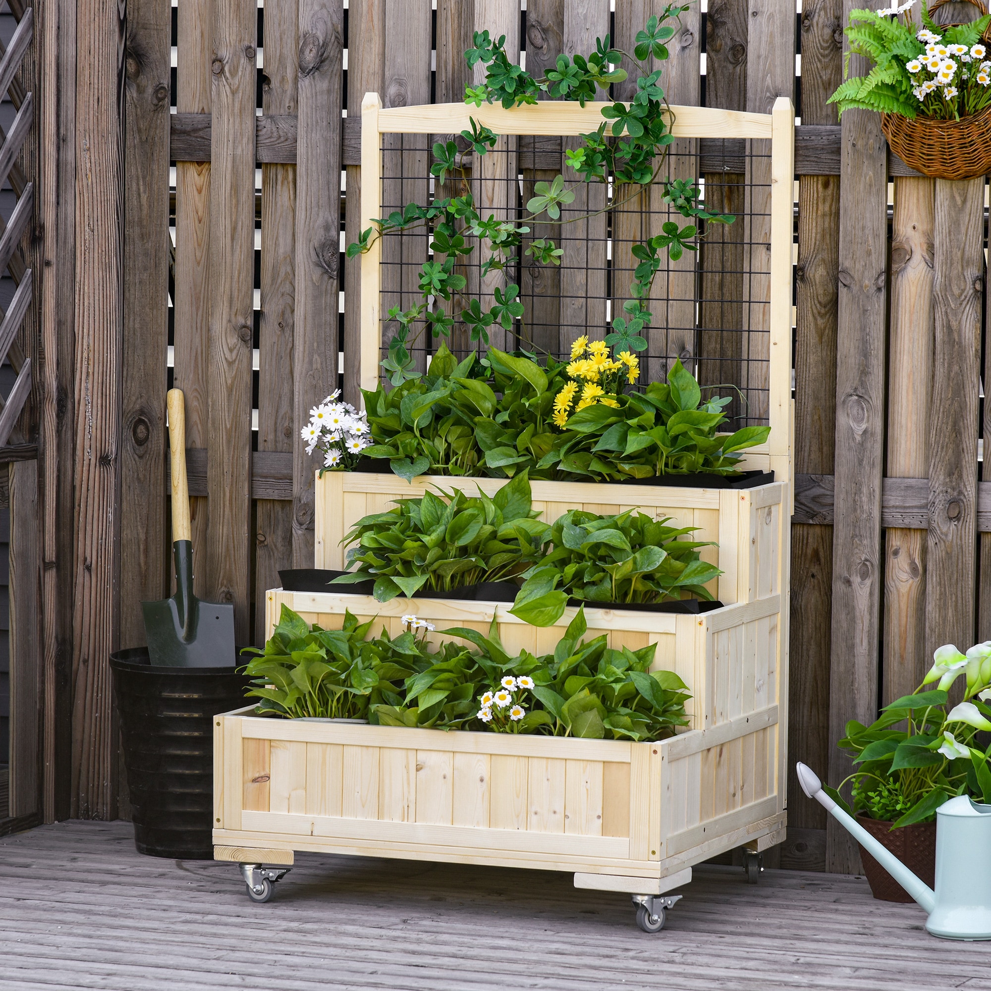 AHIOU HOME ZAAHG-P172530GB Raised-Planter-Boxes - View #3
