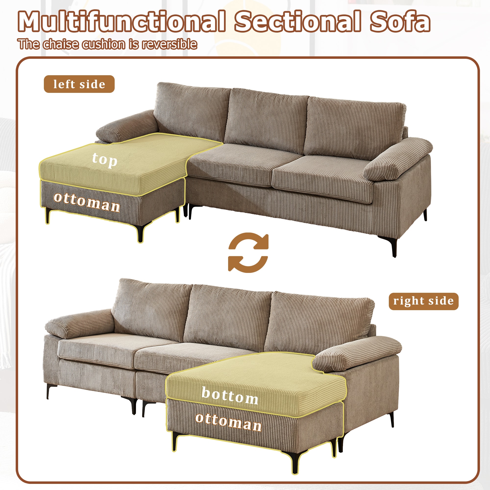 Pouuin SKM80 Sofas-Loveseats - View #3