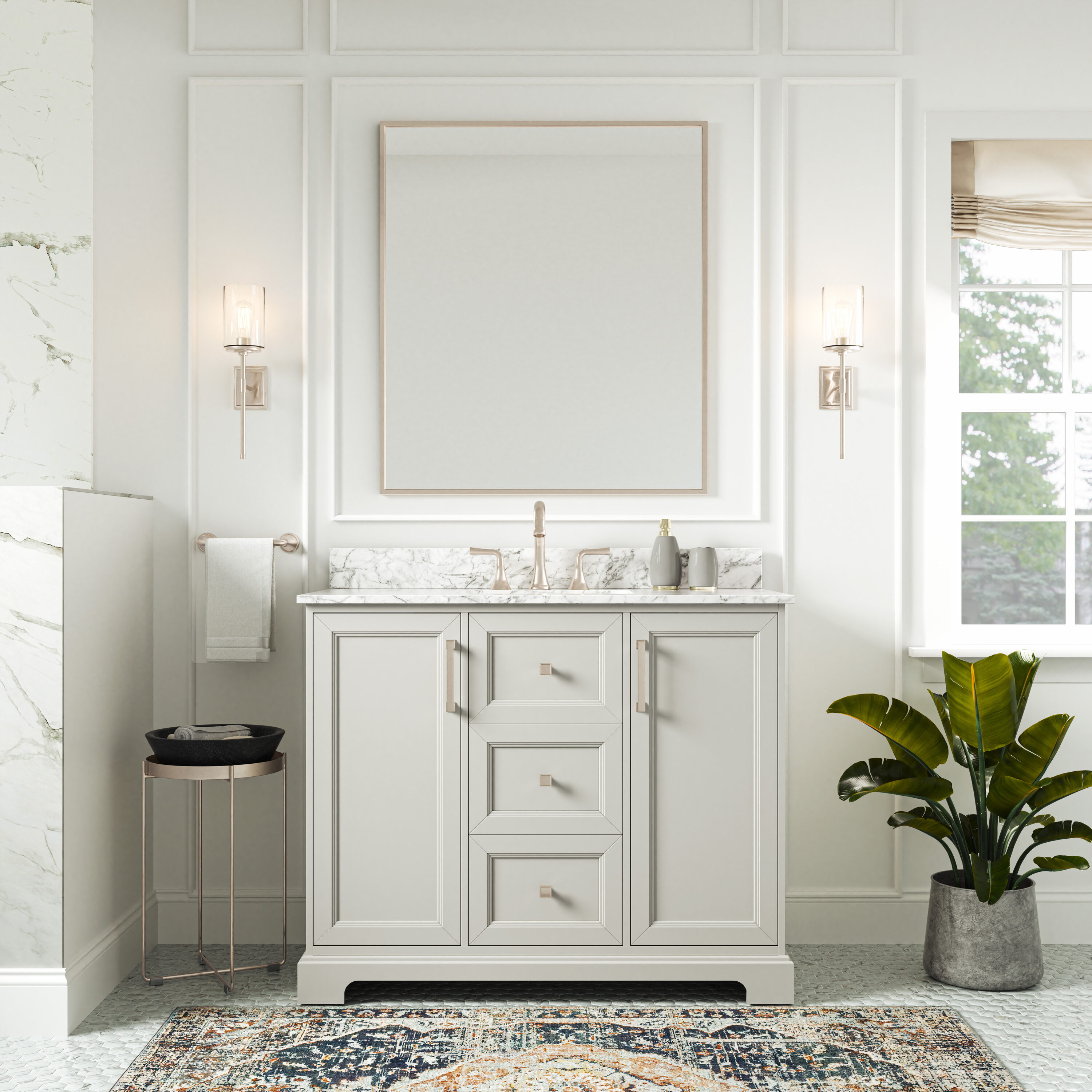allen + roth LWS42TSVG Bath-Vanity-Combo - View #7