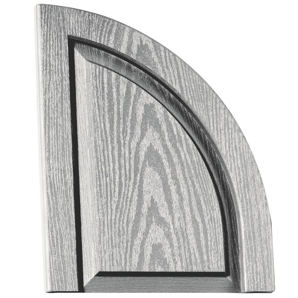 Vantage 5114017030 2-Pack 14-in W x 17.5-in H Paintable Raised Panel Exterior Shutters