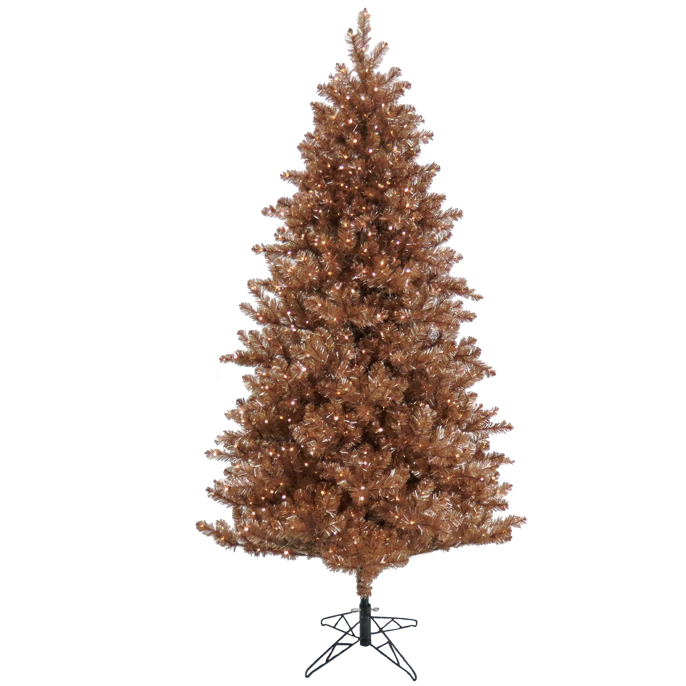 National Tree Company XRG13-304L-75 7.5-ft Pre-lit Gold Artificial Christmas Tree with White LED Lights