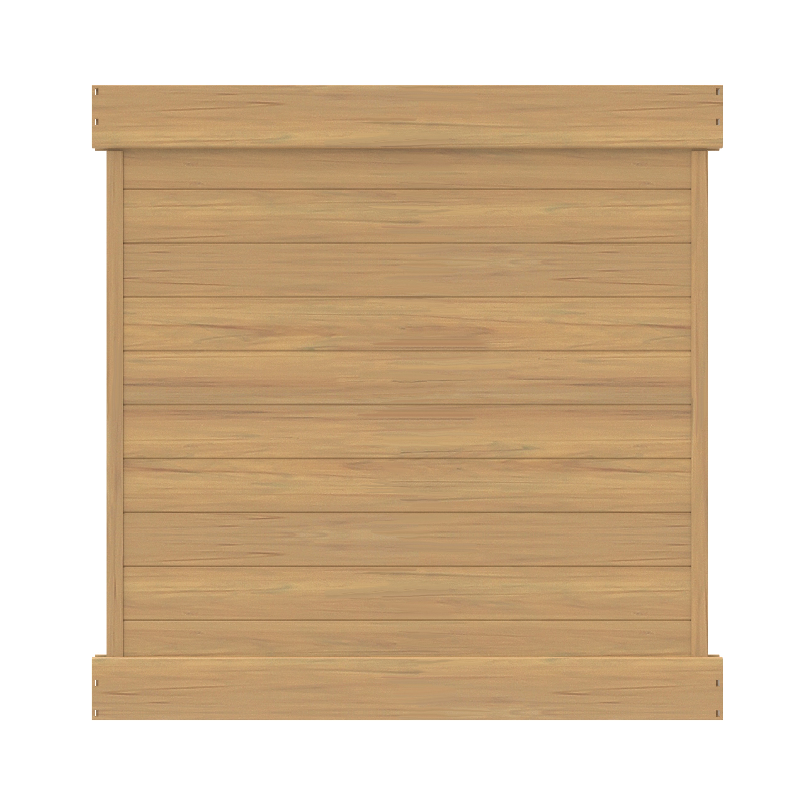 Freedom 73045602 Newbeck 6-ft H x 6-ft W Cypress Privacy Vinyl Fence panel (Unassembled)