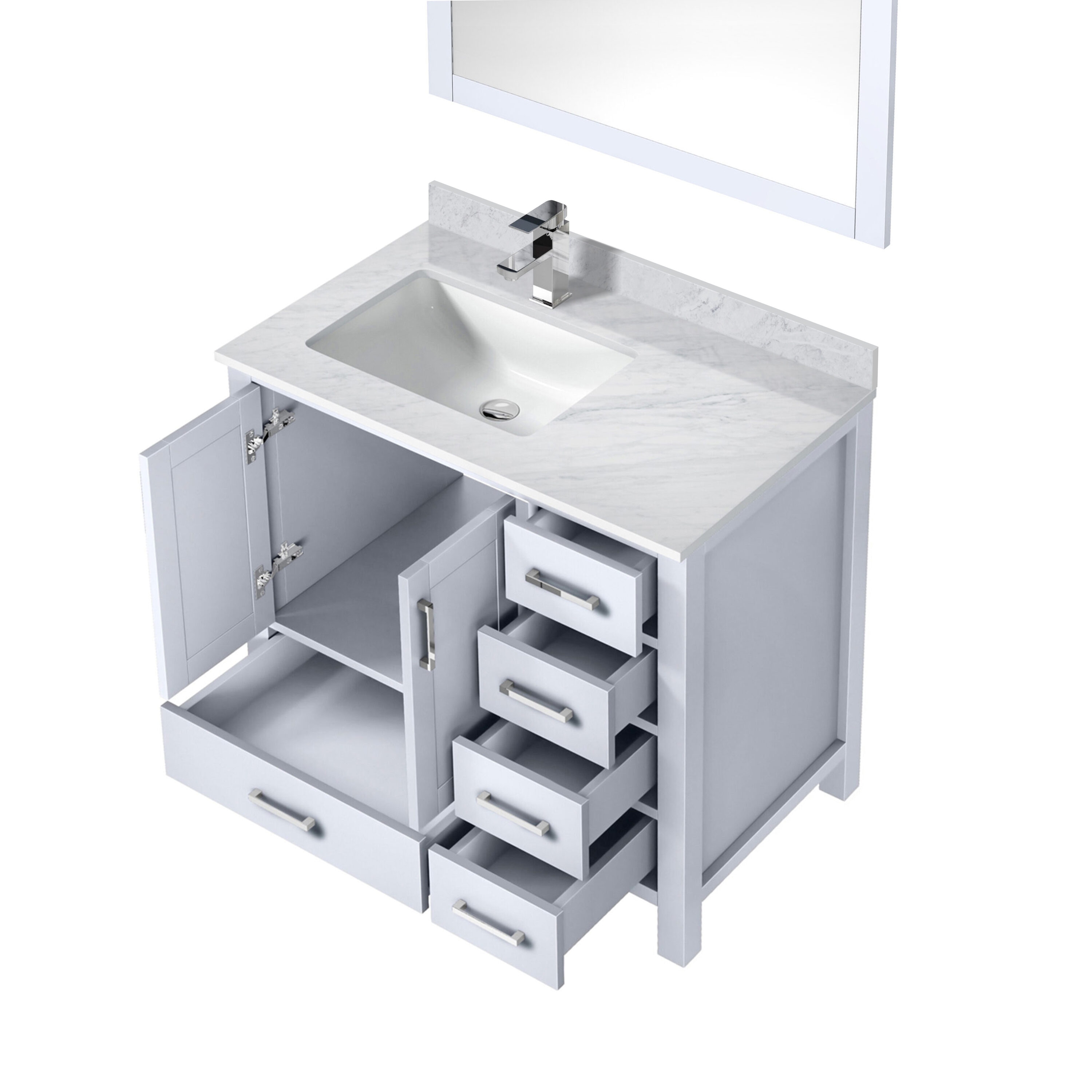 Lexora LJ342236SADSM34FL Bath-Vanity-Combo - View #5