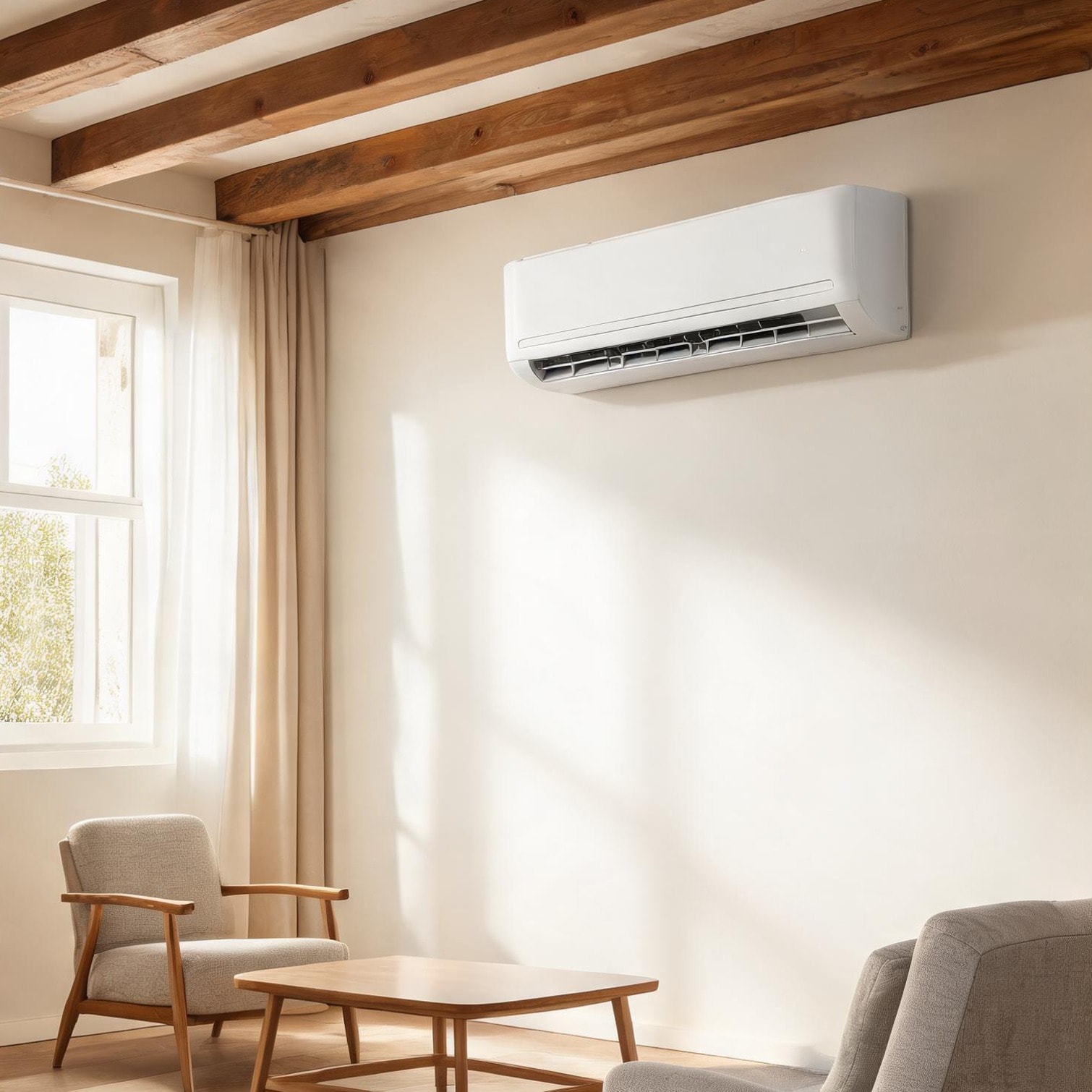 Naturefalls White Abs and Steel Electrical Appliance Home Appliance for Outdoor Space with Remote Operation