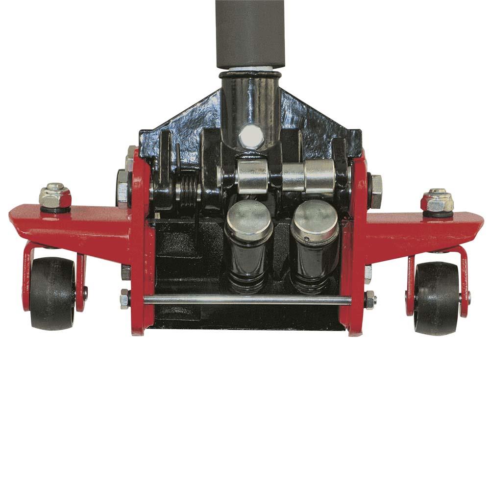 American Forge & Foundry 3.5 Ton Heavy Duty Steel, Quick Lift Service Floor Jack with 2 Piece Handle, Double Pumper Technology, Tough UV Powder Coated Frame in the Jacks department at Lowes.com