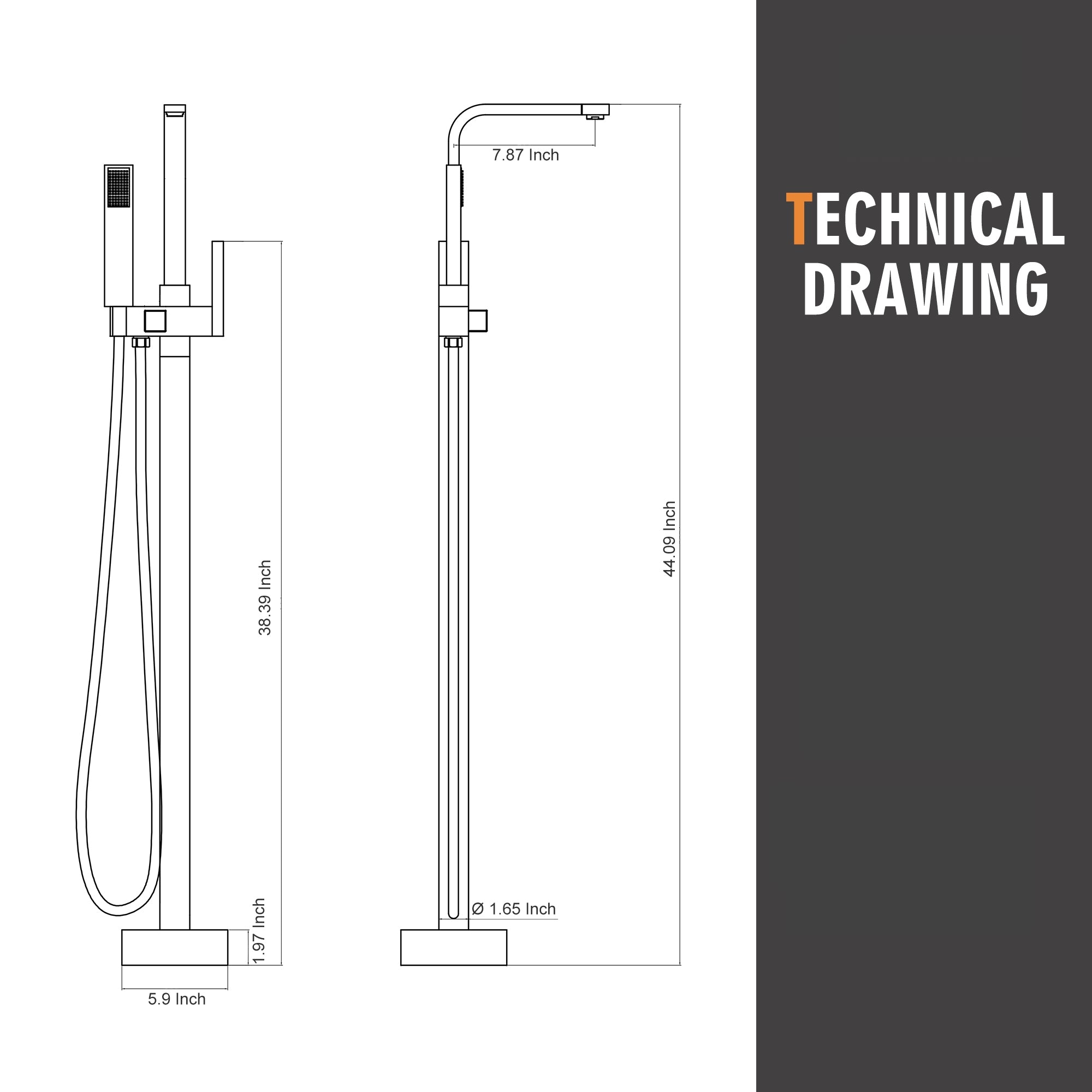 Boyel Living BL02-BB Roman-Tub-Faucets - View #2