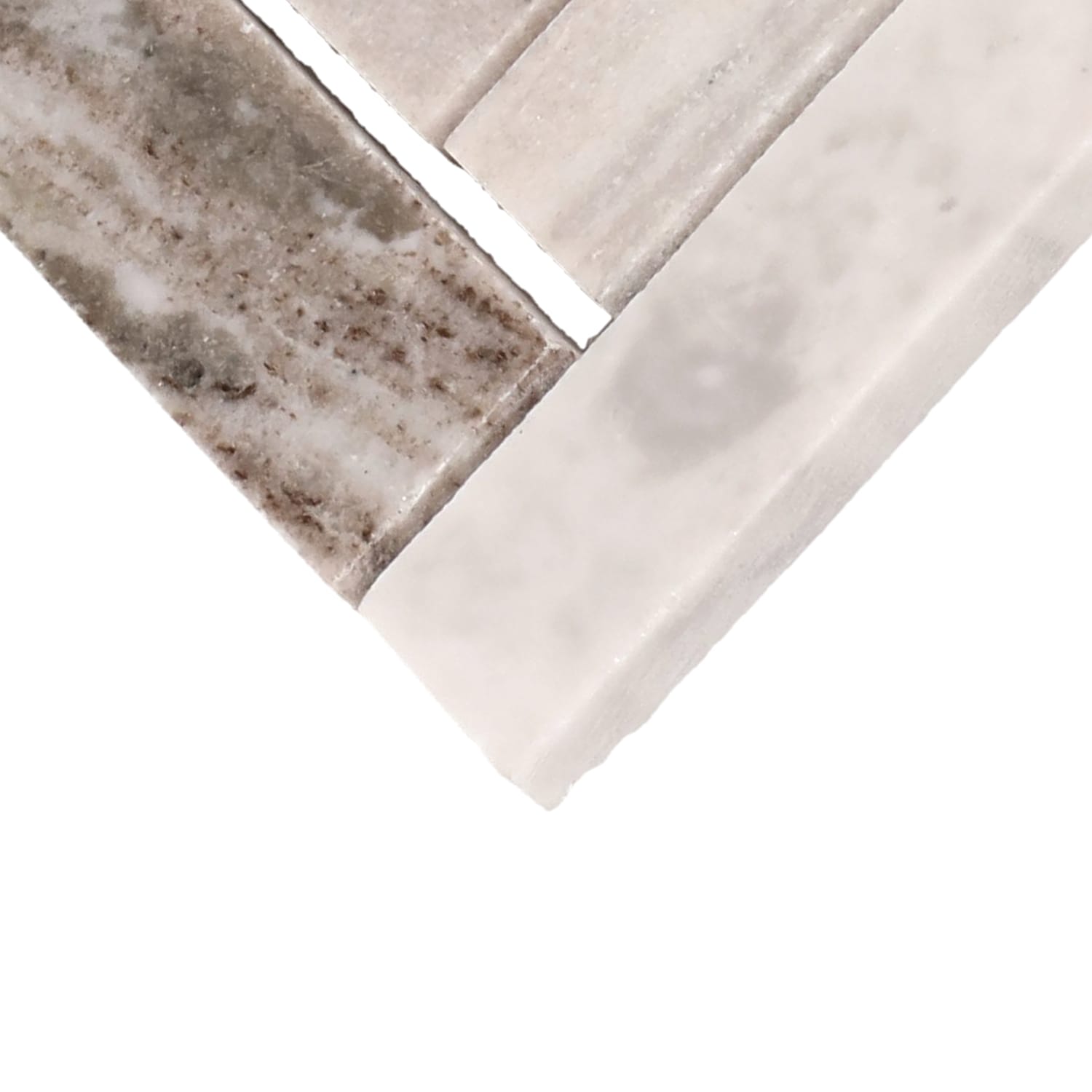 American Olean Genuine Stone Dapper White 11-in x 12-in Honed 