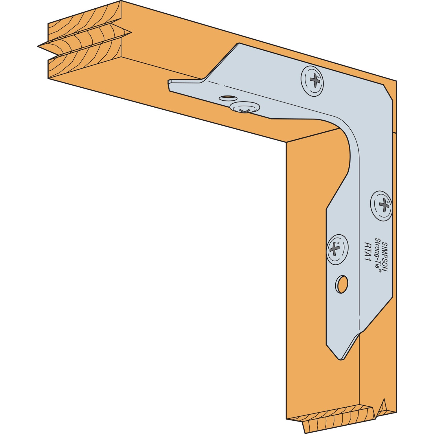Simpson Strong-Tie RTA1 Trusses-And-Rafter-Ties - View #2