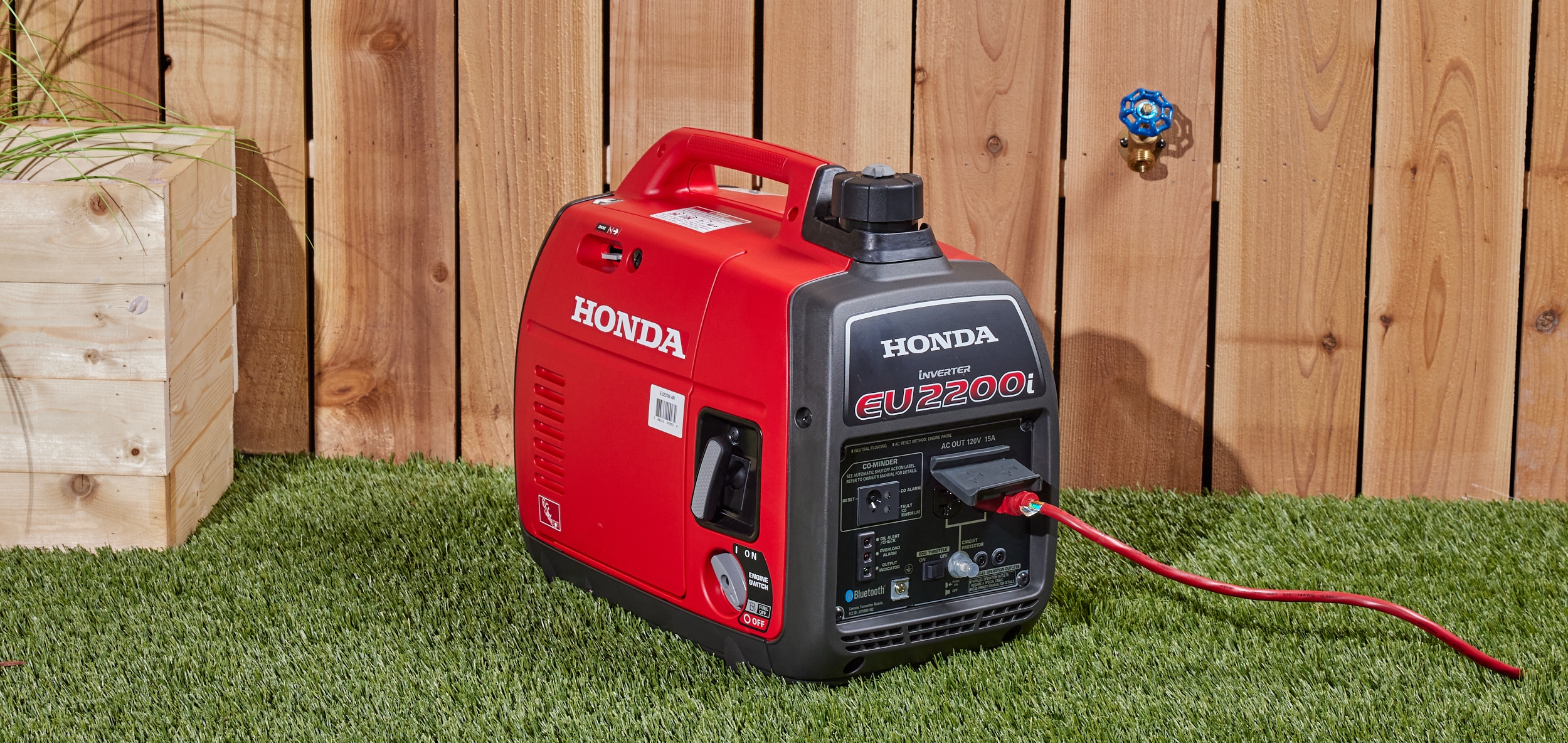 Honda EU2200IC Generador inversor portátil súper silencioso de 2200 vatios
