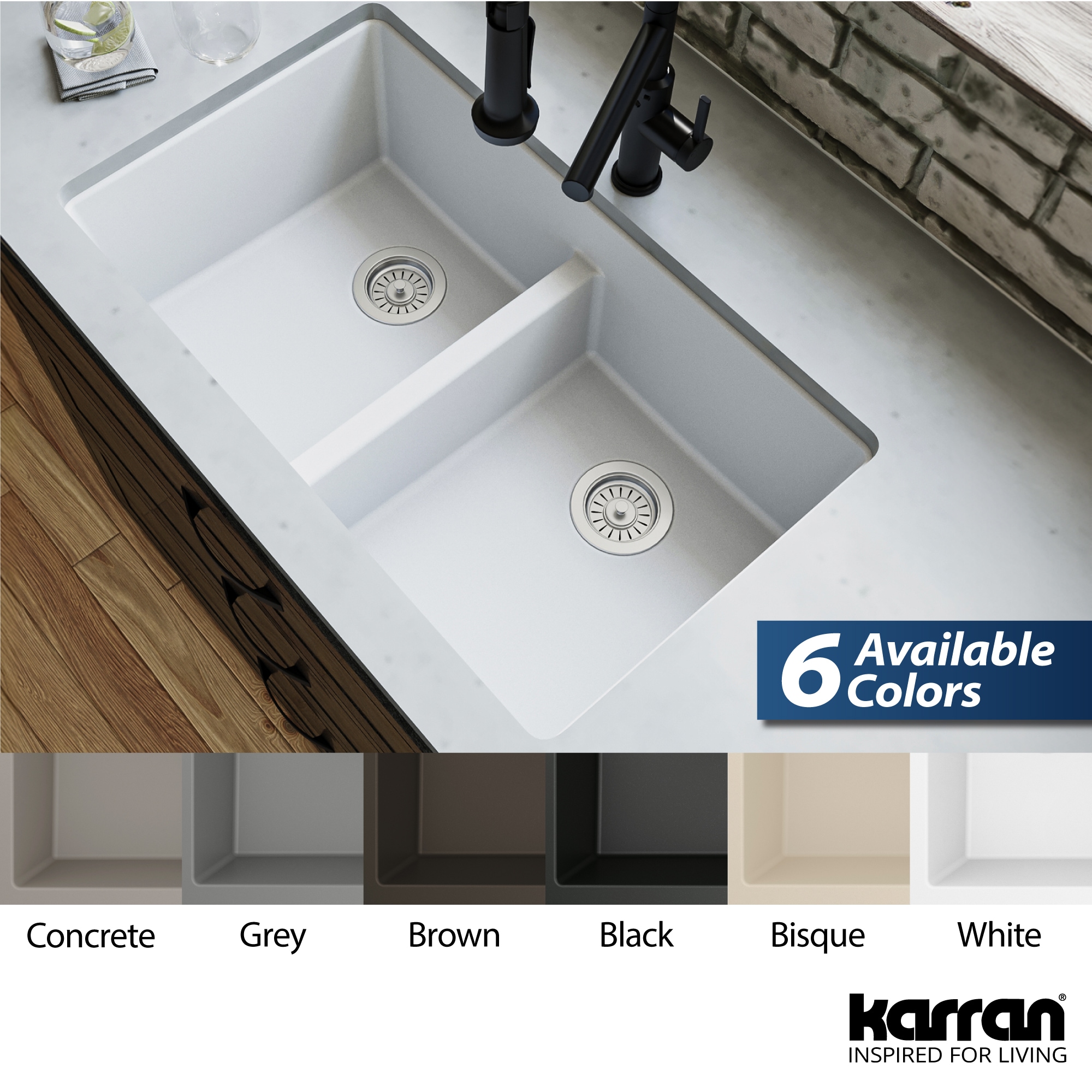 Karran QU-810-WH Kitchen-Sinks - View #10
