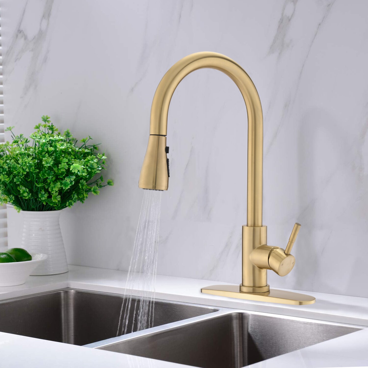 LOVMOR SF-J-JYD3411BG Kitchen-Faucets - View #3