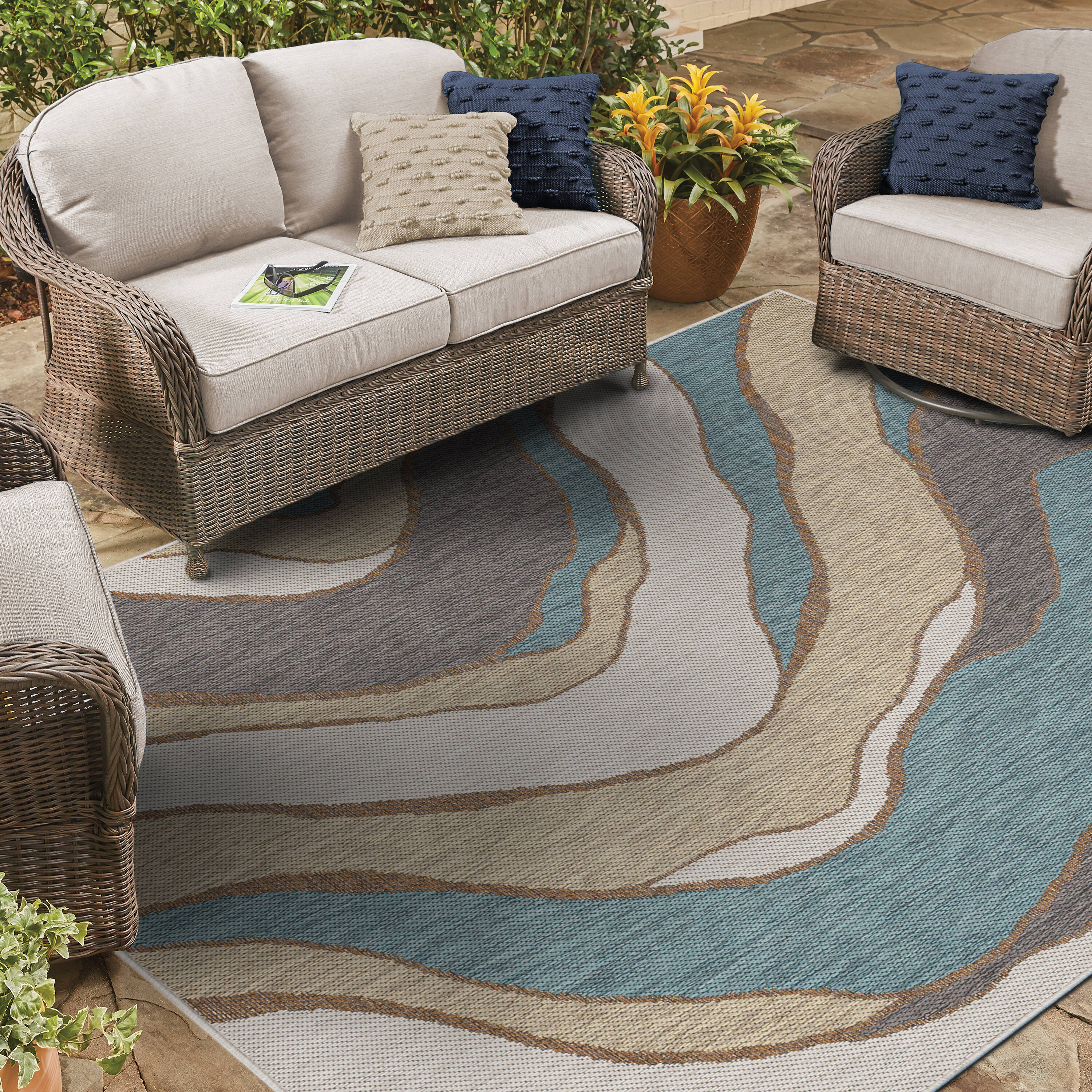 allen + roth with STAINMASTER R1195 535 120156 rugs - View #11
