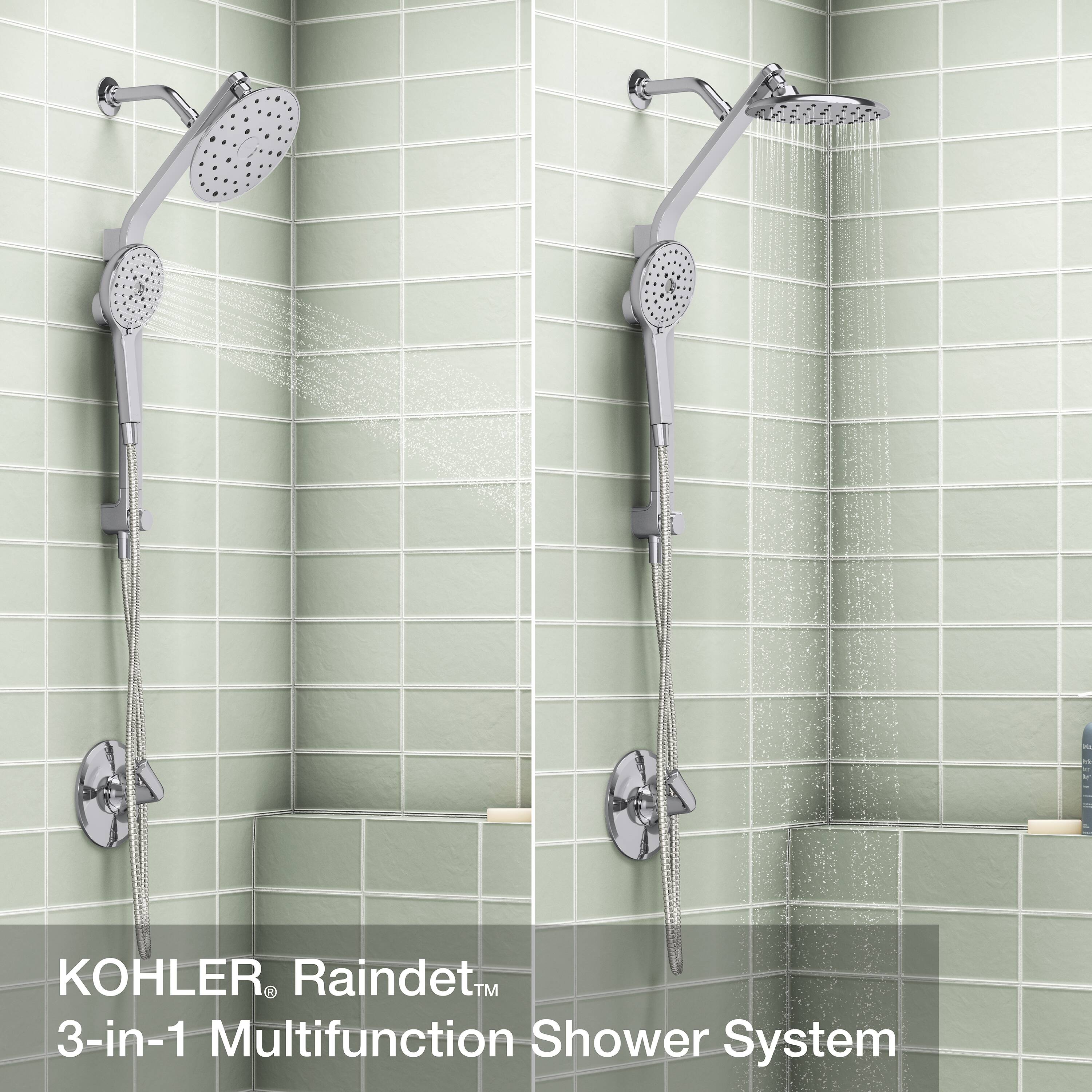 KOHLER REC26089-G-CP Showerhead-Bar-Panels - View #8