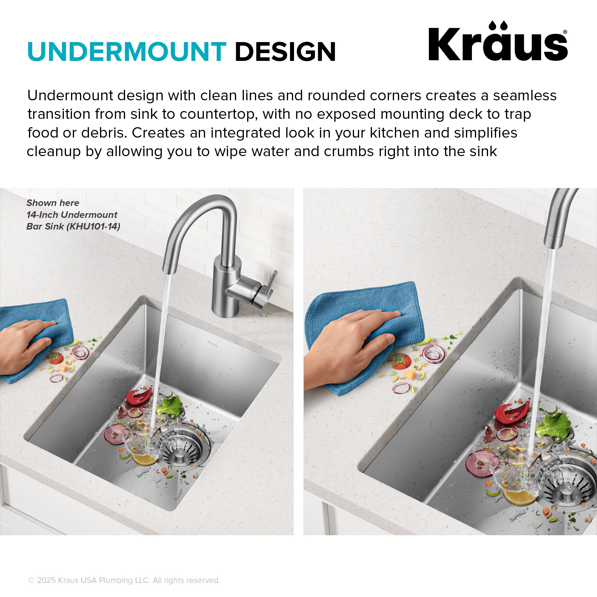 Kraus KHU101-13 Bar-Prep-Sinks - View #7