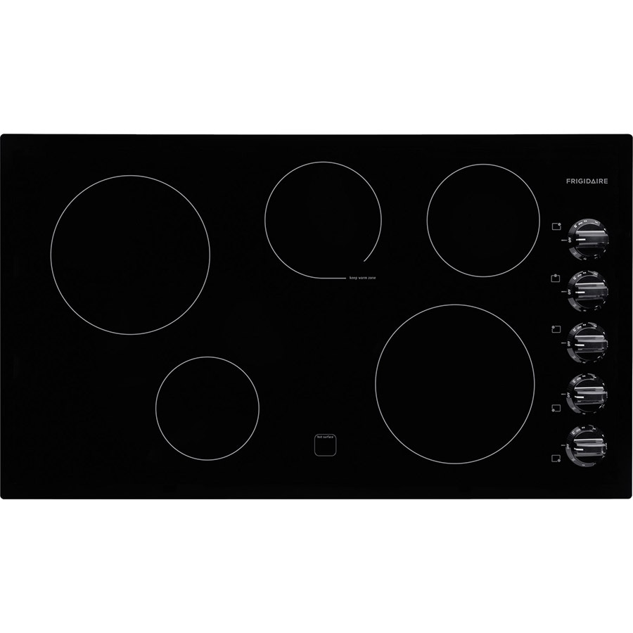 Frigidaire 36 in. Electric Cooktop with 5 Smoothtop Burners - Black