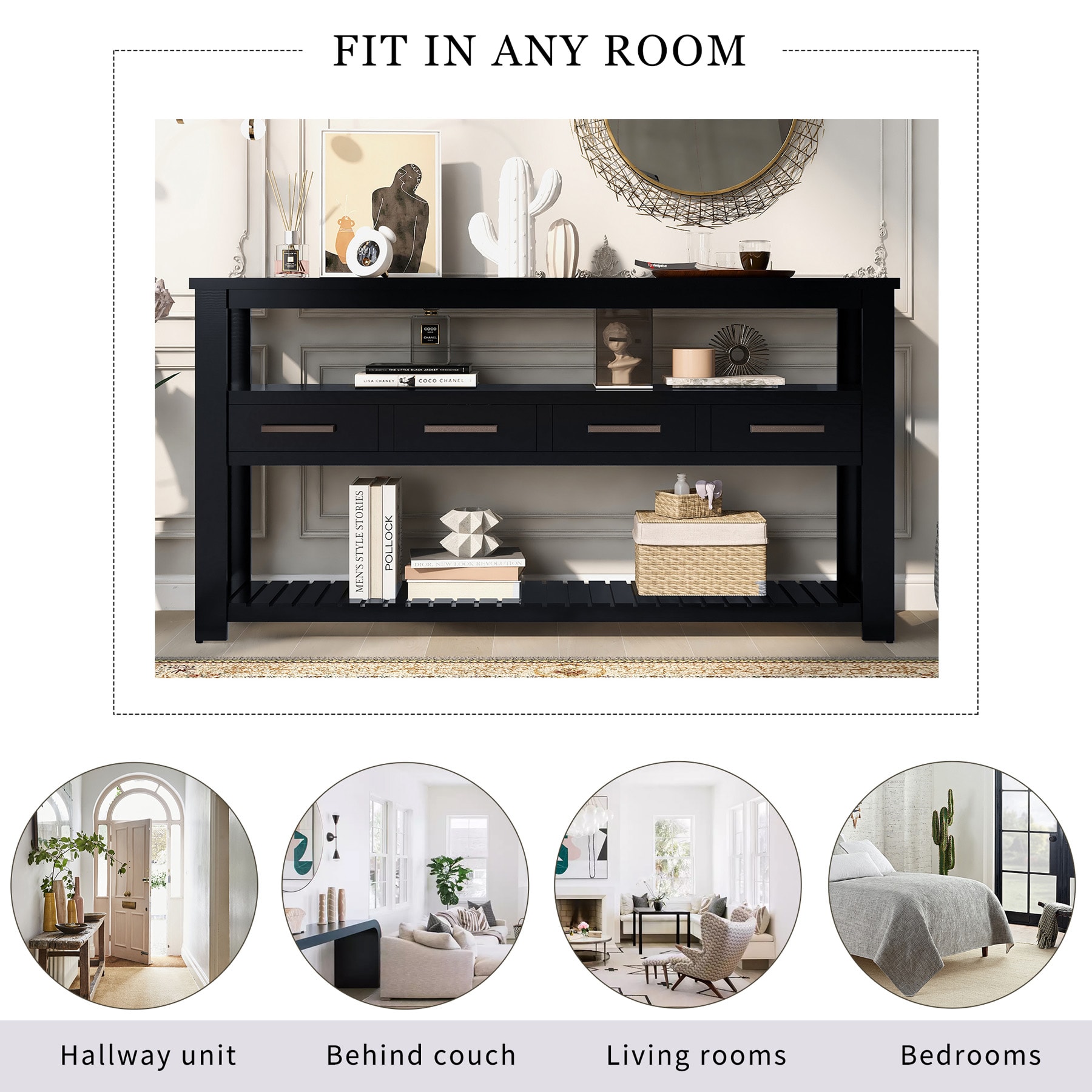 ModernLuxe L-WF298909AAB Console-Sofa-Tables - View #4