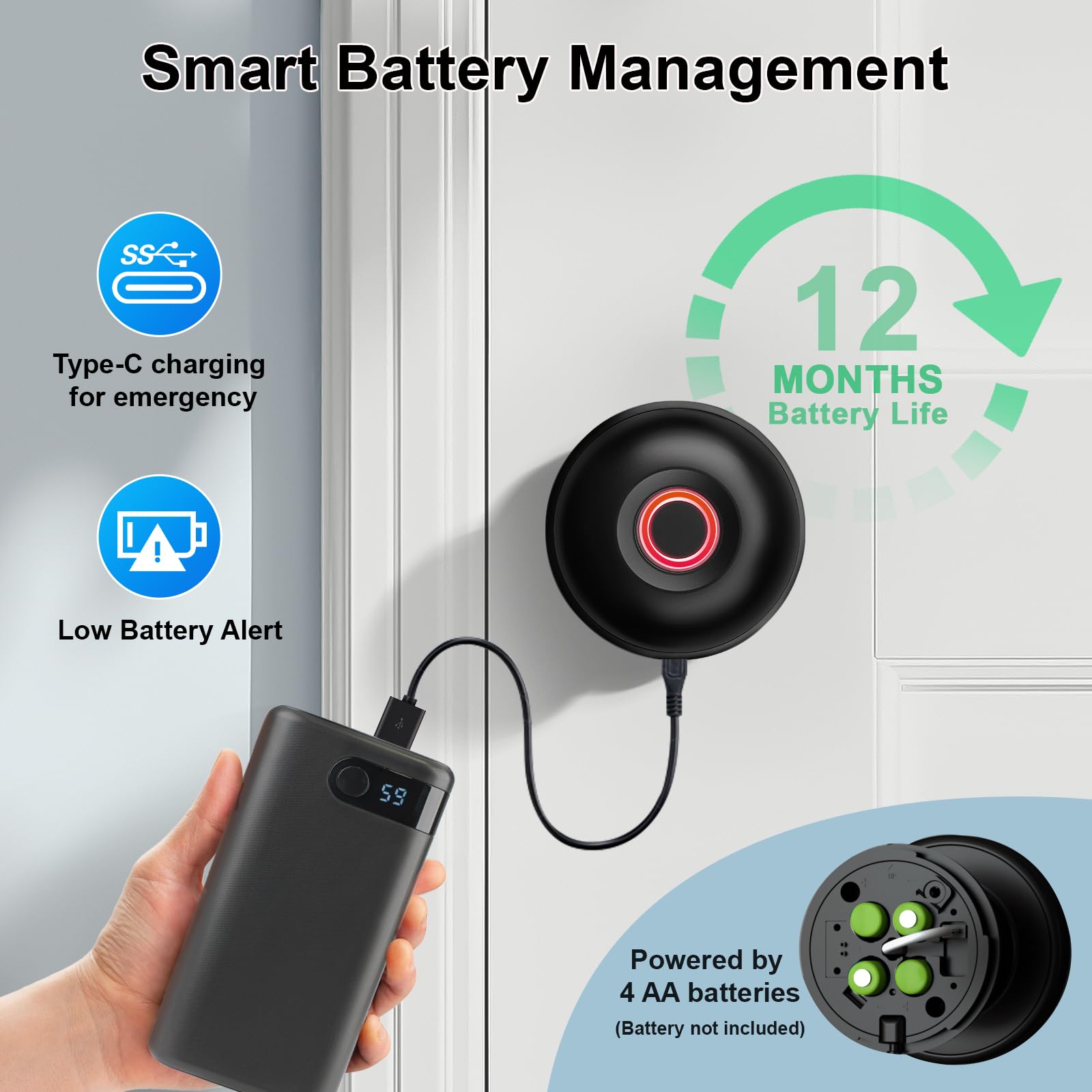 AOIZGMY LAZ0827Z0248 Electronic-Door-Locks - View #5