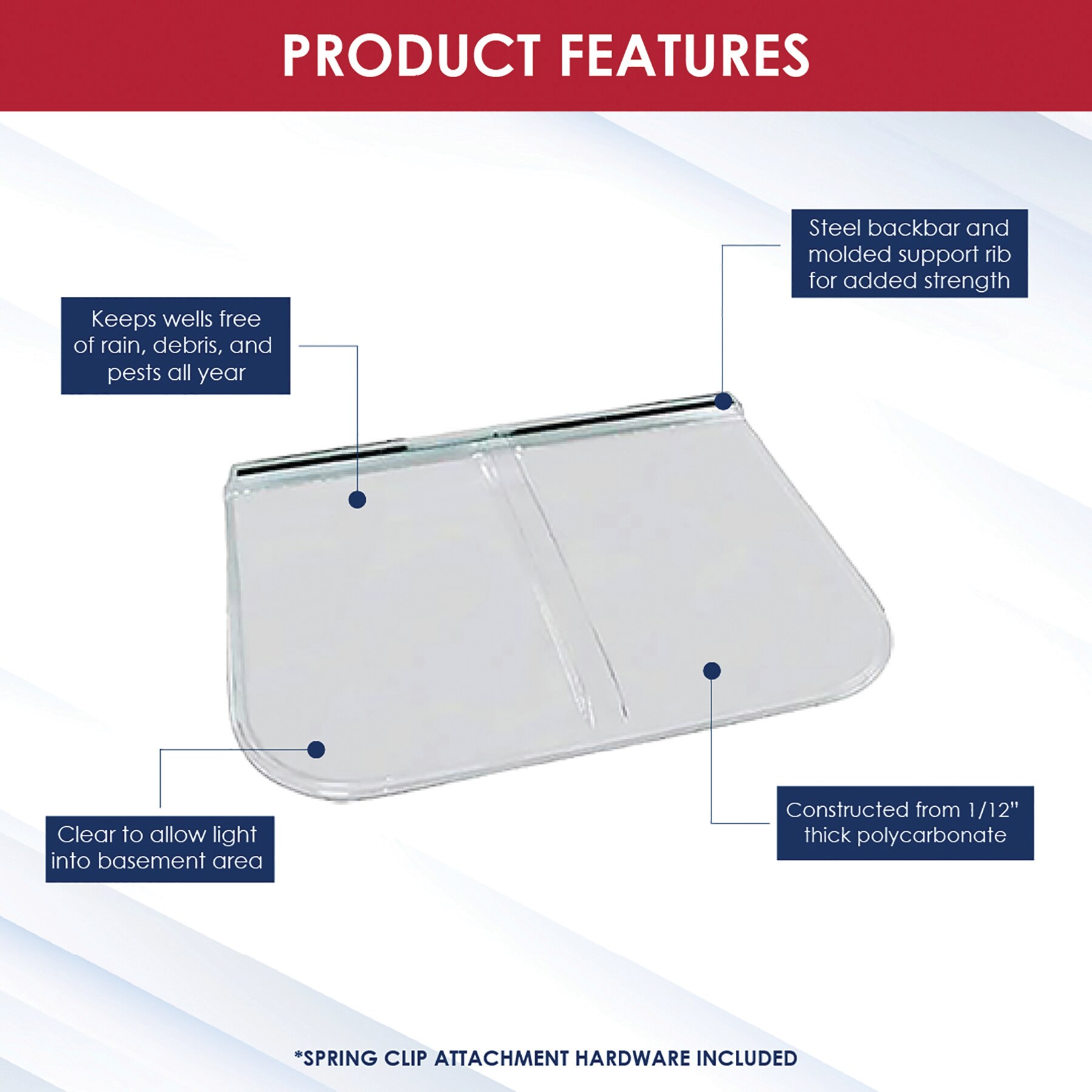 SHAPE PRODUCTS WW6938RM Area-Wall-And-Window-Well-Covers - View #3