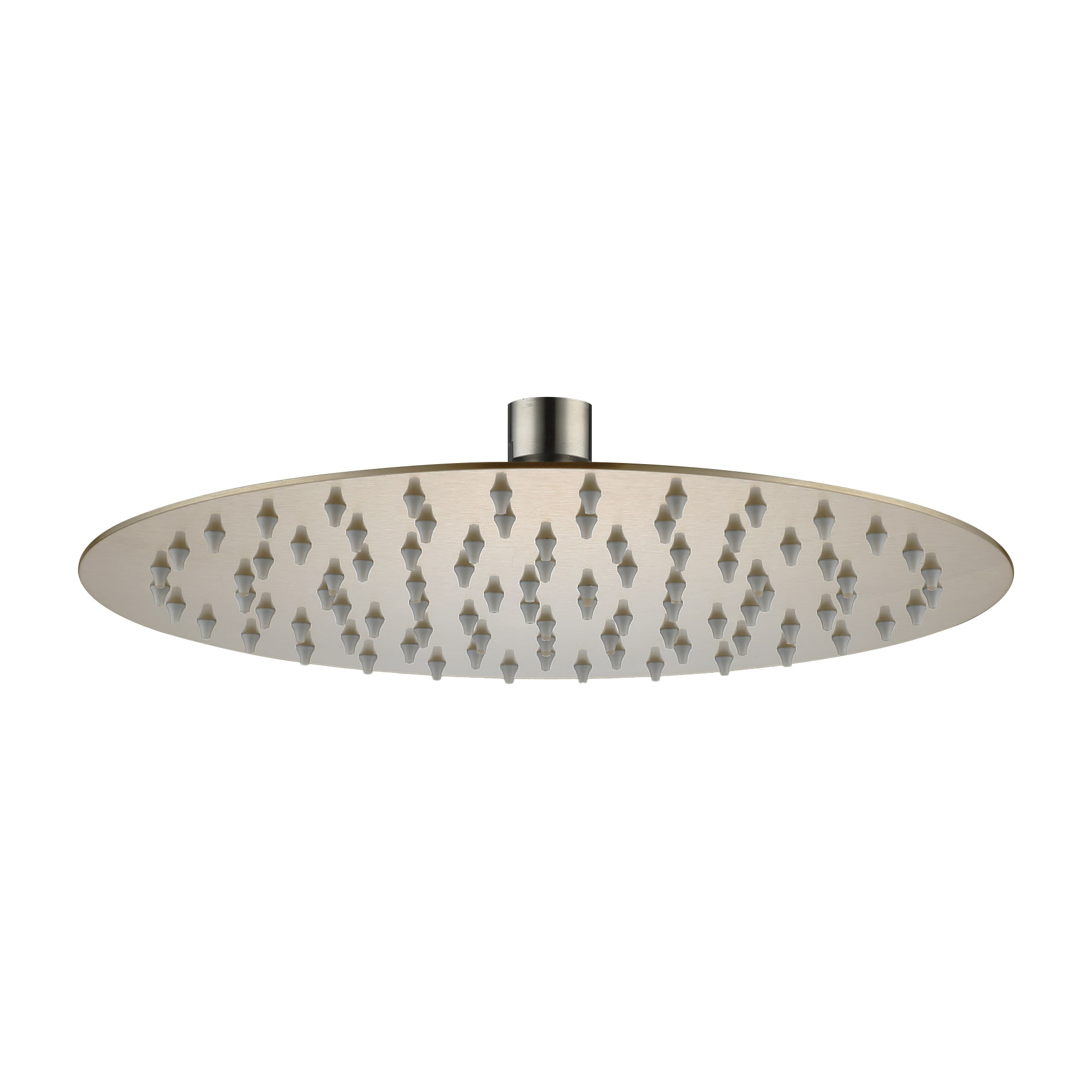 CASAINC CASATW2501-5BN 1.0 -Settings Brushed Nickle 12-in Round Fixed Shower Head 2.5 GPM