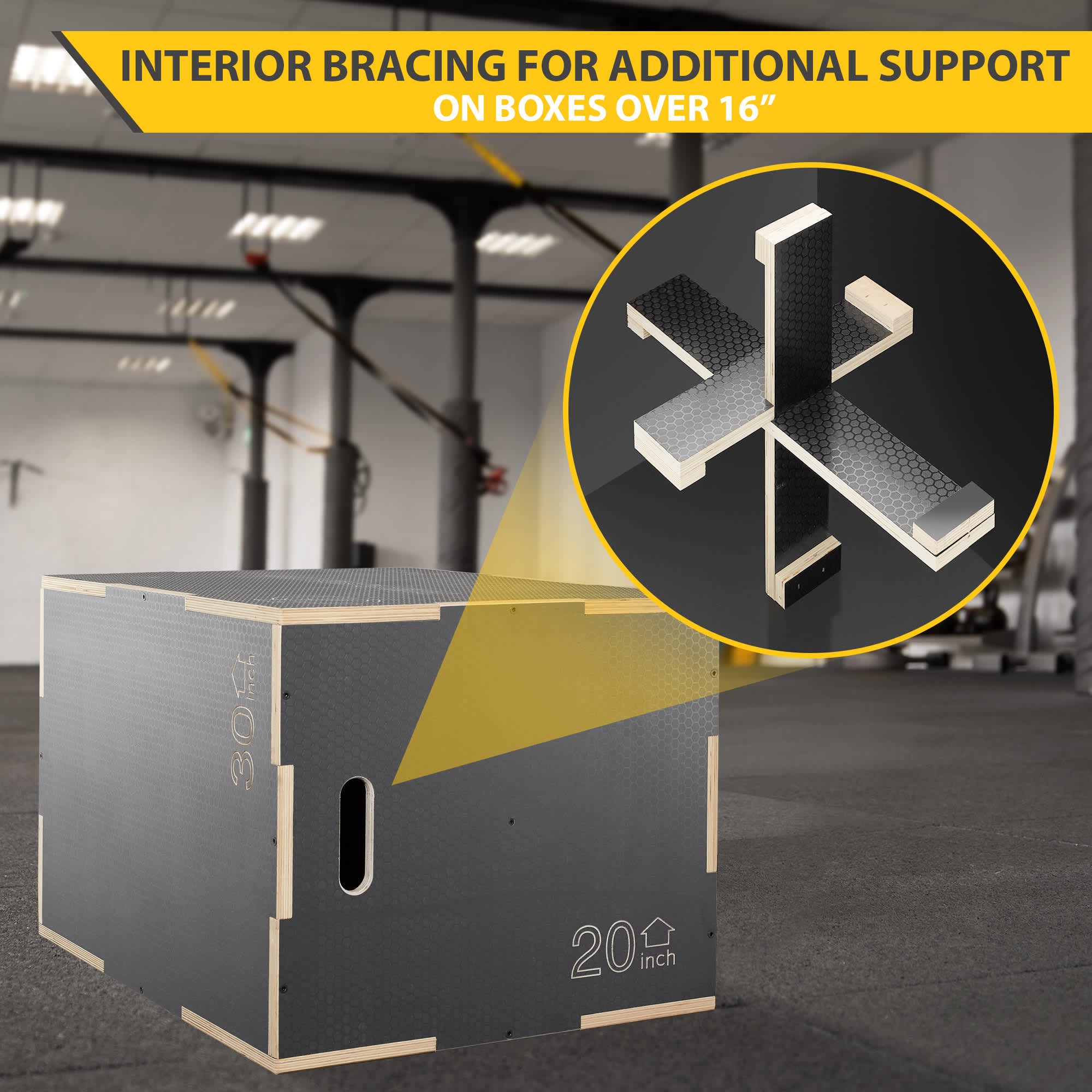 Philosophy Gym FIT-PLYO-2406S-GRY Plyo-Boxes-Platforms - View #4
