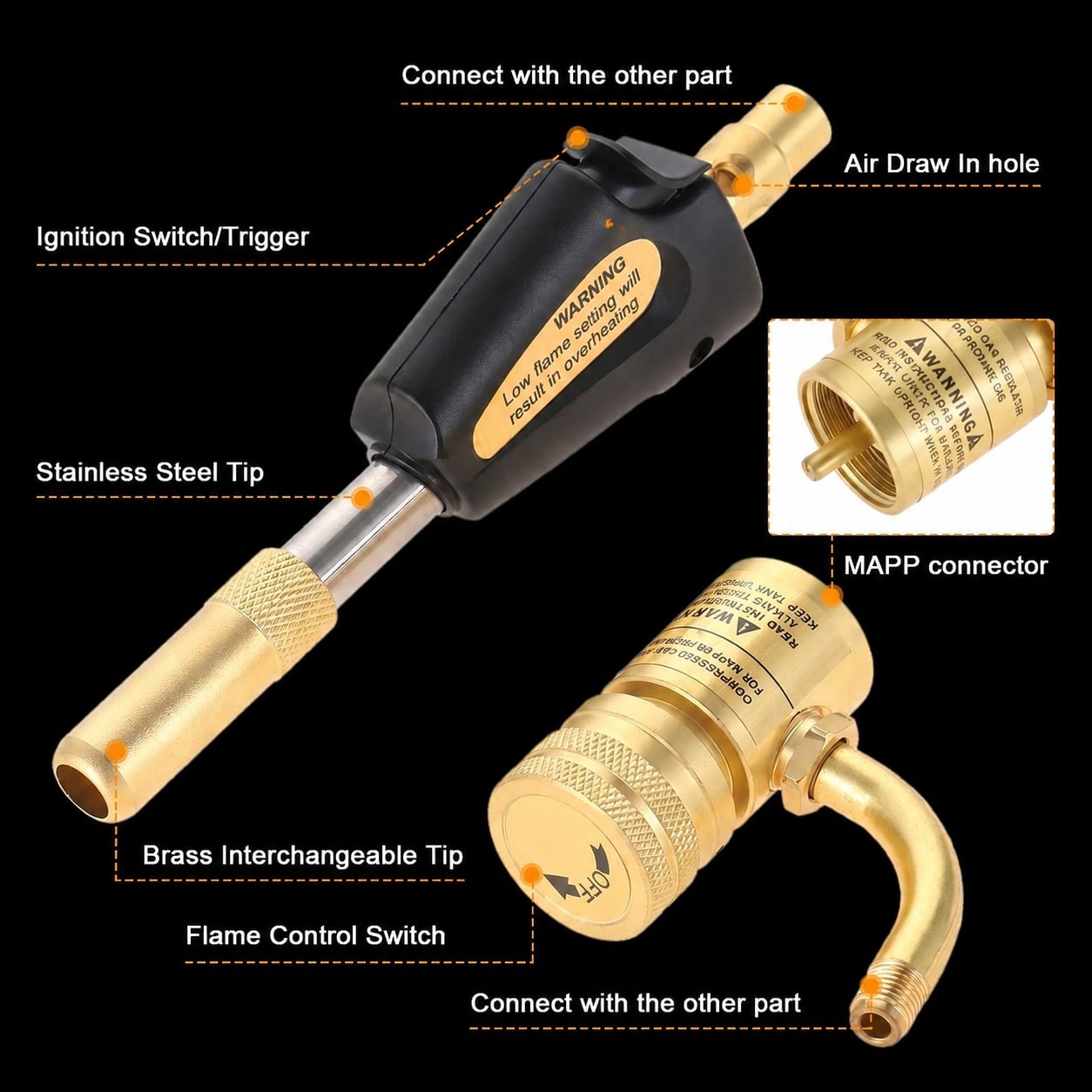 Justincity LJT0810P372 Torch-Cylinders - View #2