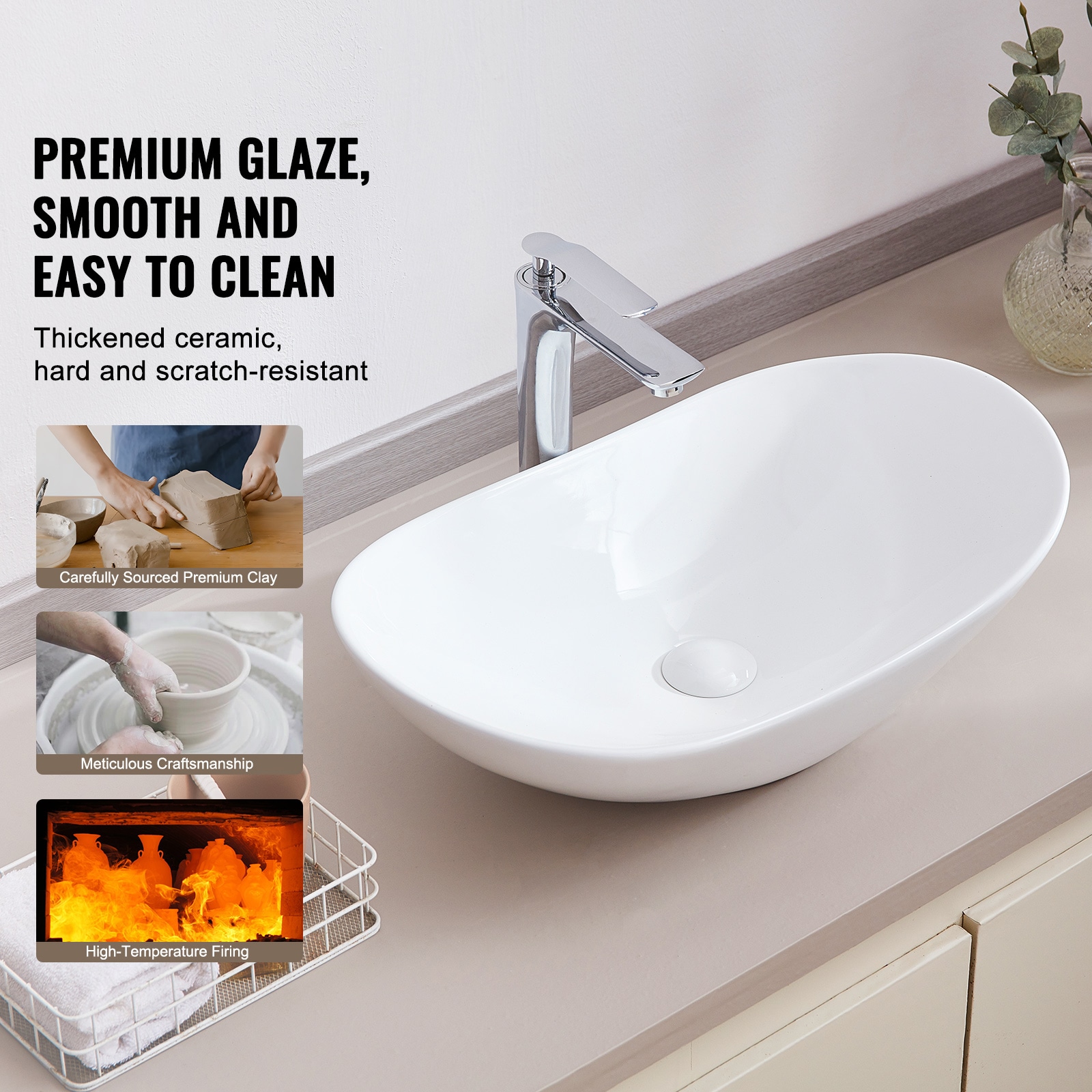 VEVOR SCTMSCTCTYX605972V0 Bath-Sink - View #2