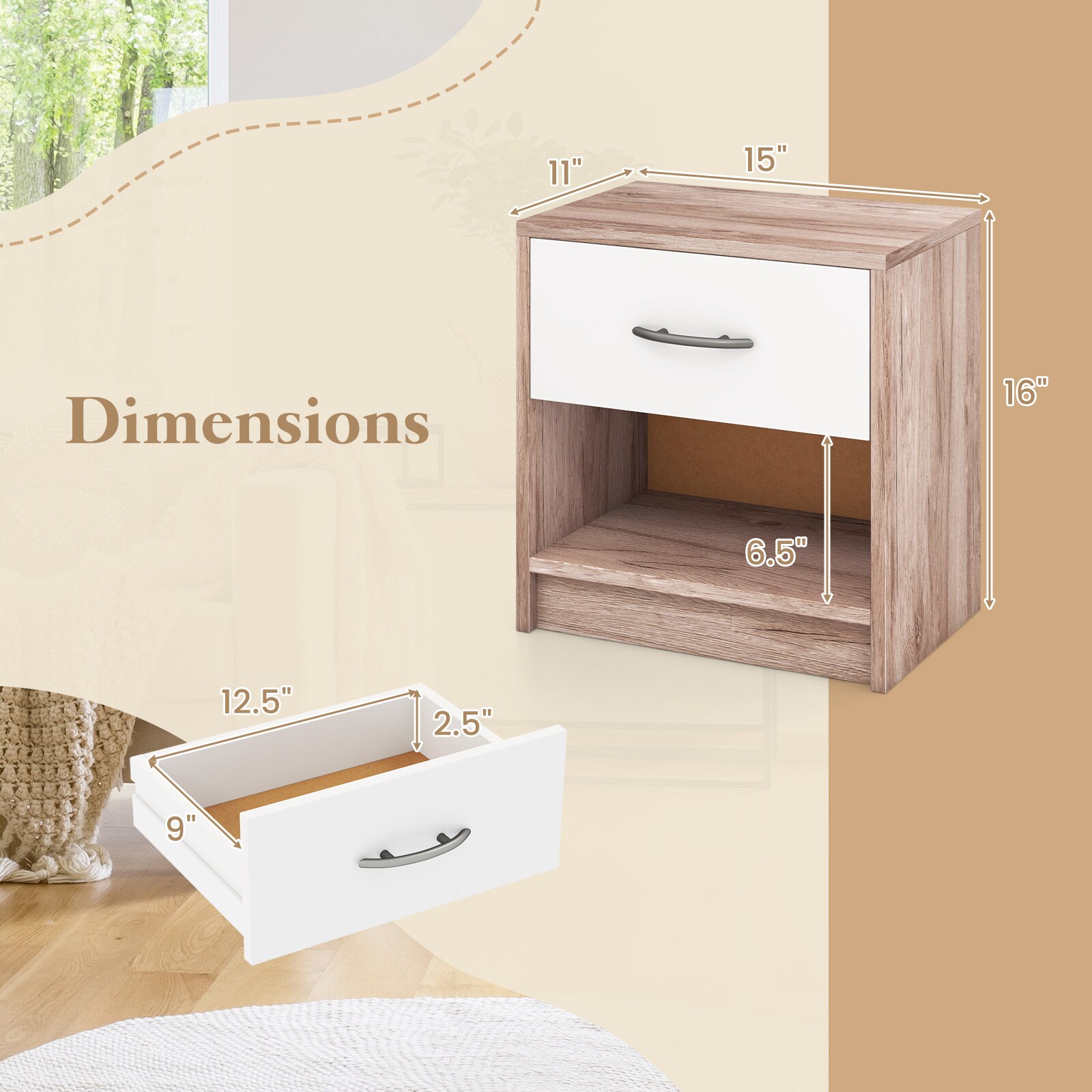 Slickblue D-CO-OS78801UH nightstands - View #5