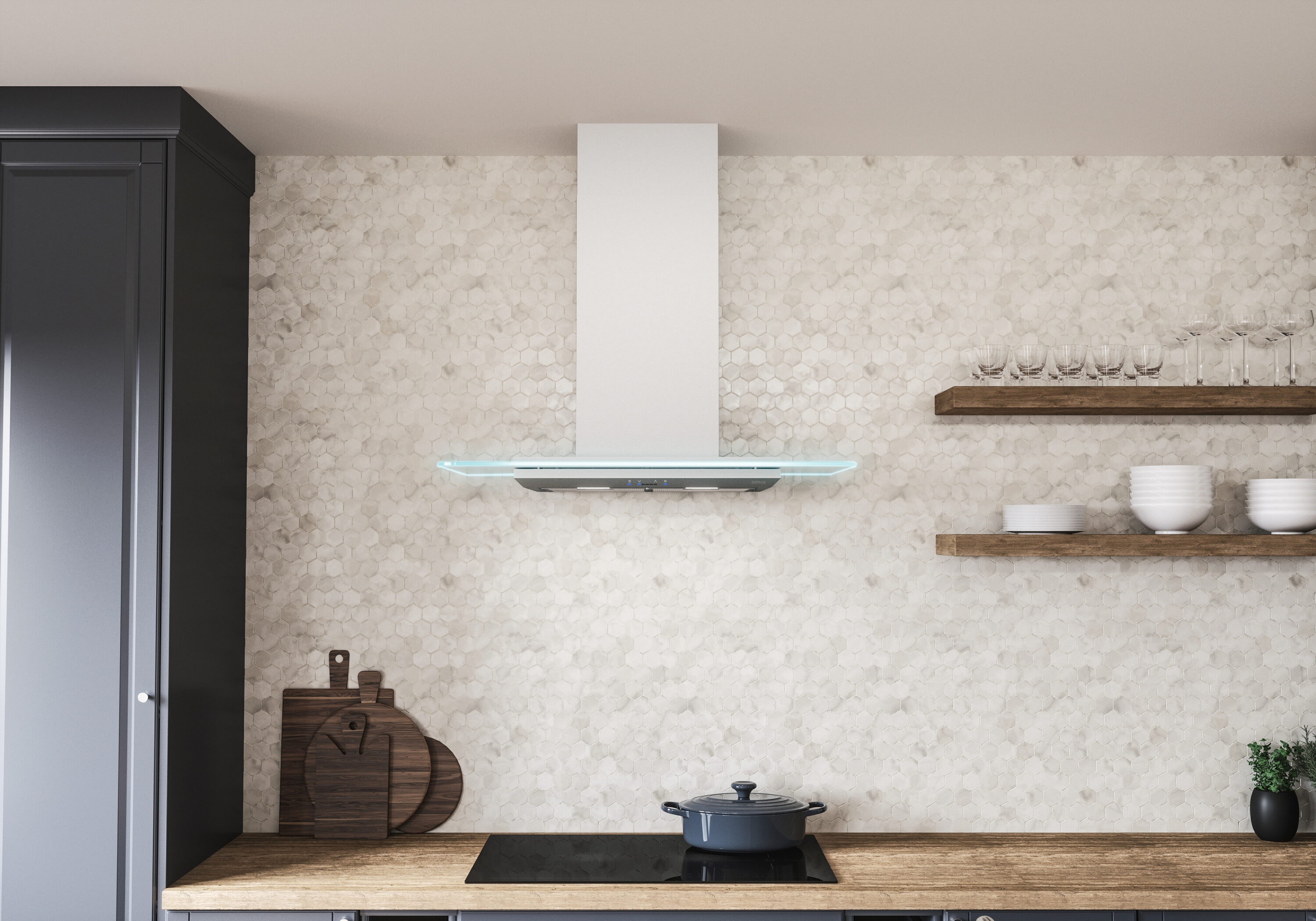 Zephyr ZVO-M90BG Wall-Mounted-Range-Hoods - View #9