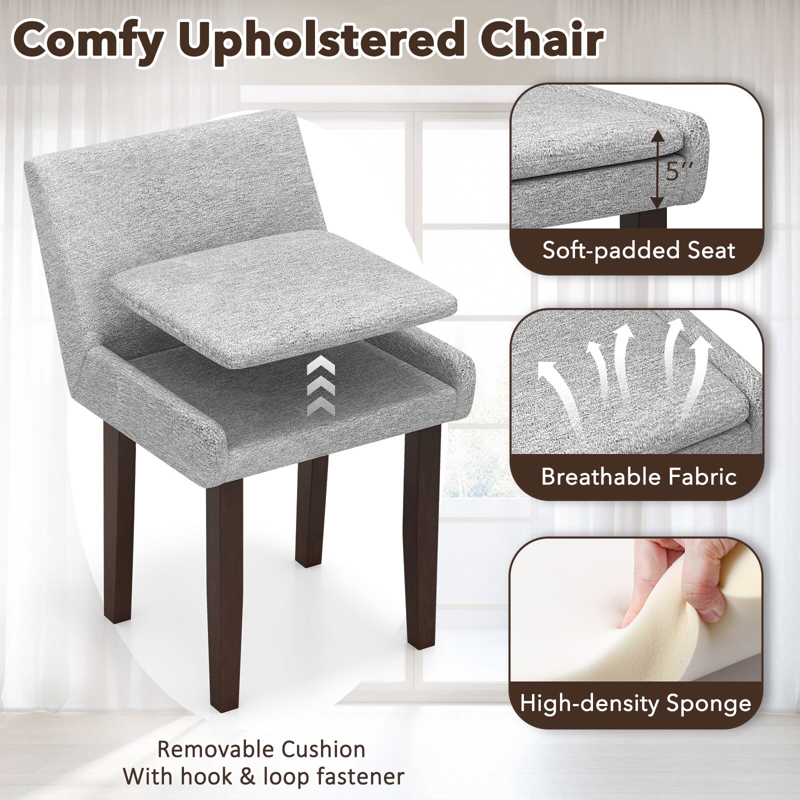 SUGIFT LW018SUGHY438 Dining-Chairs - View #7
