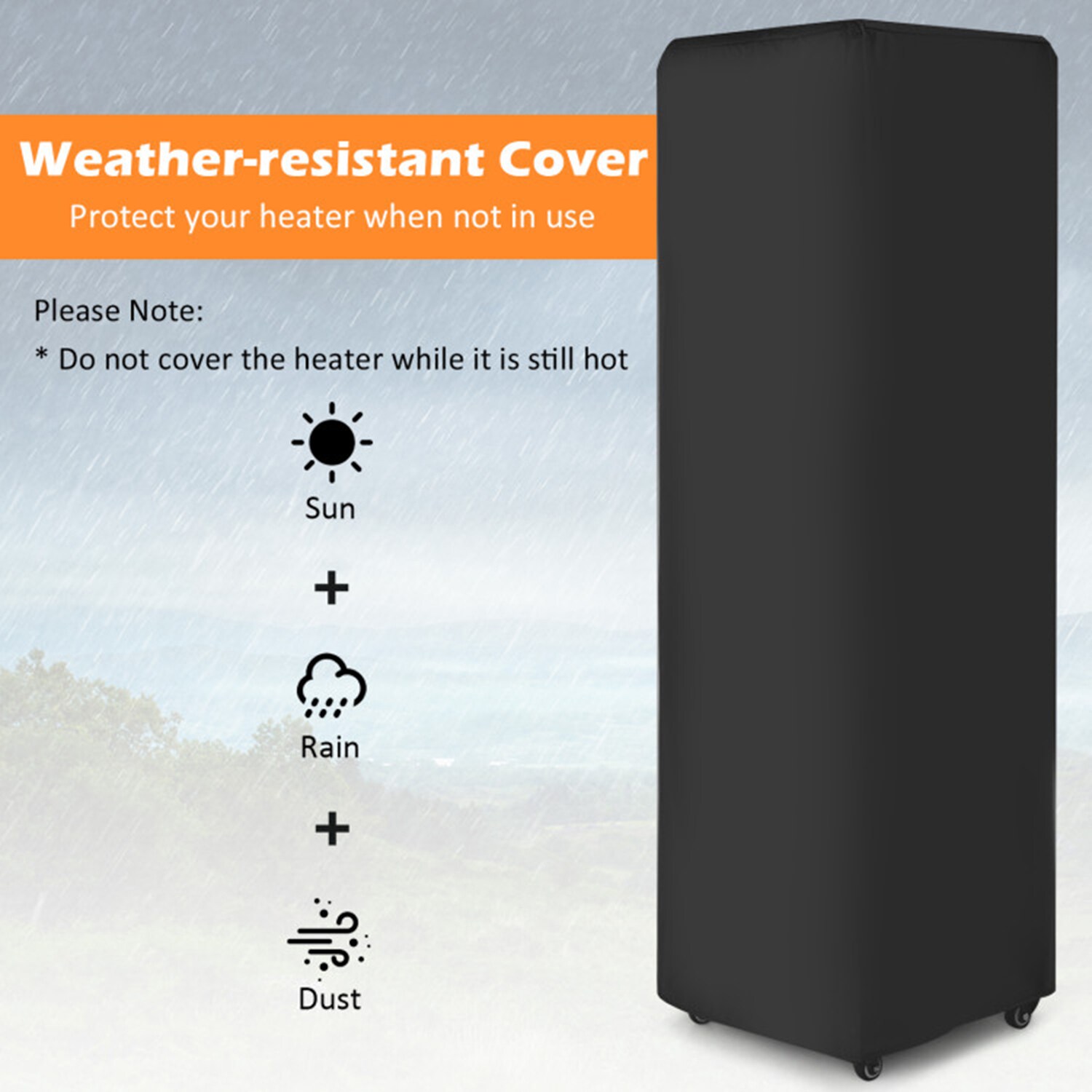 Mondawe MO-NP11219US-DK Outdoor-Gas-Patio-Heaters - View #9