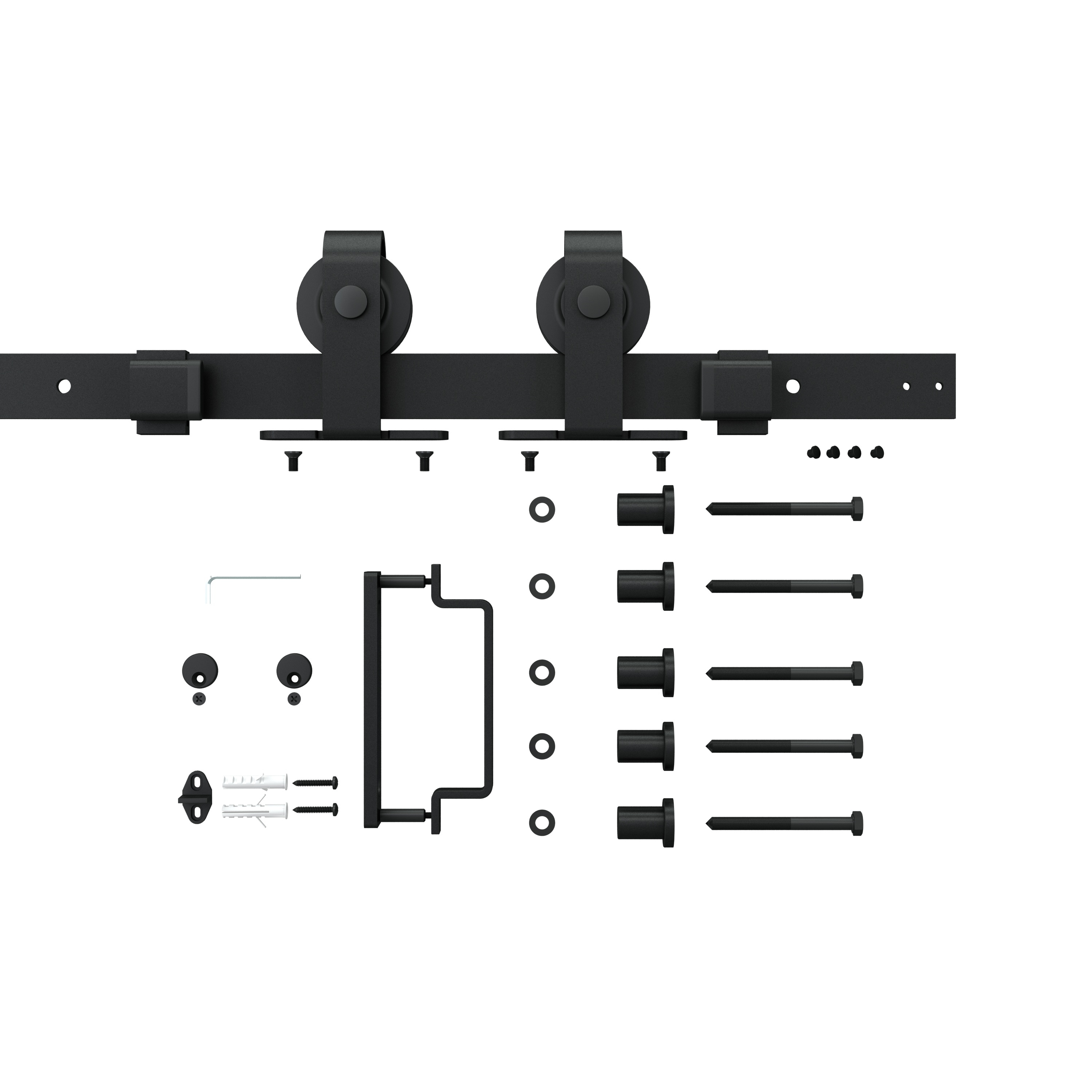 CALHOME T05S79+GSB-002-CLEAR Barn-Doors - View #4