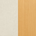 Beige White+Natural Wood